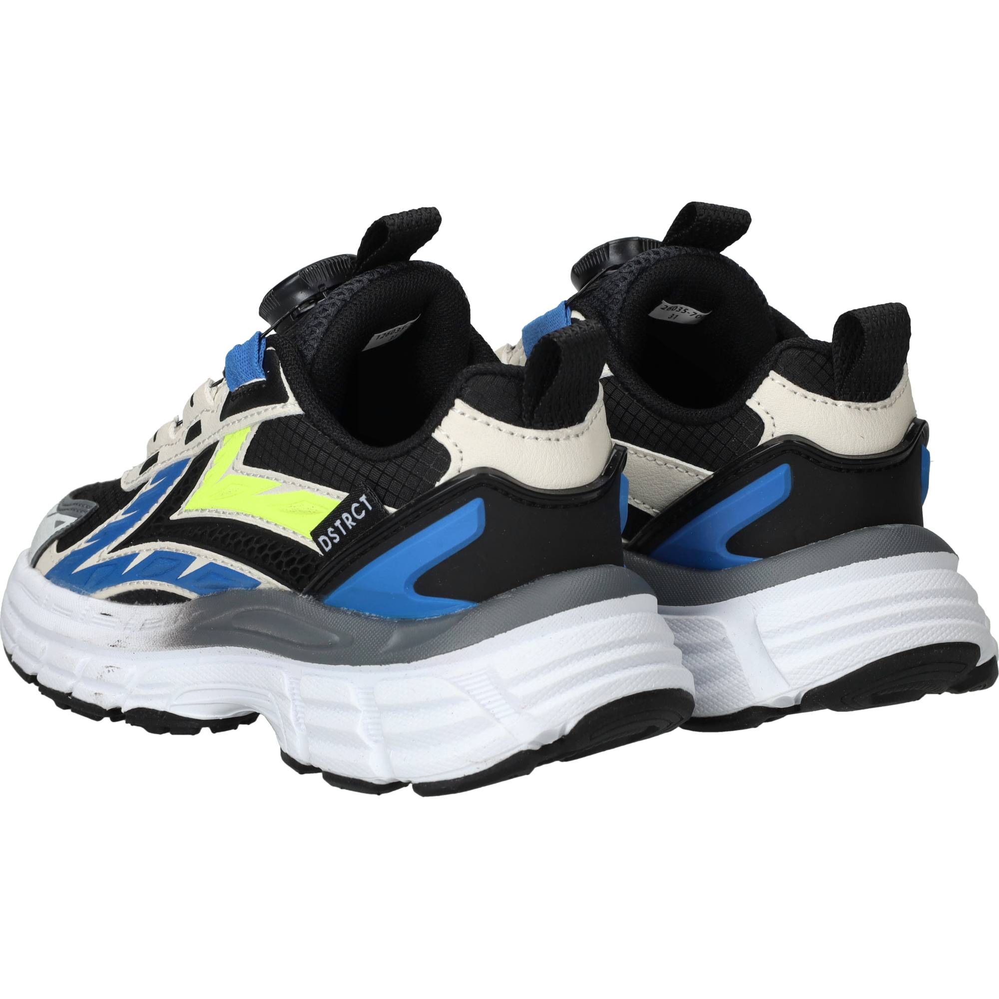 Dstrct Sneakers Jongens Zwart, sneaker voor jongens – foto 3