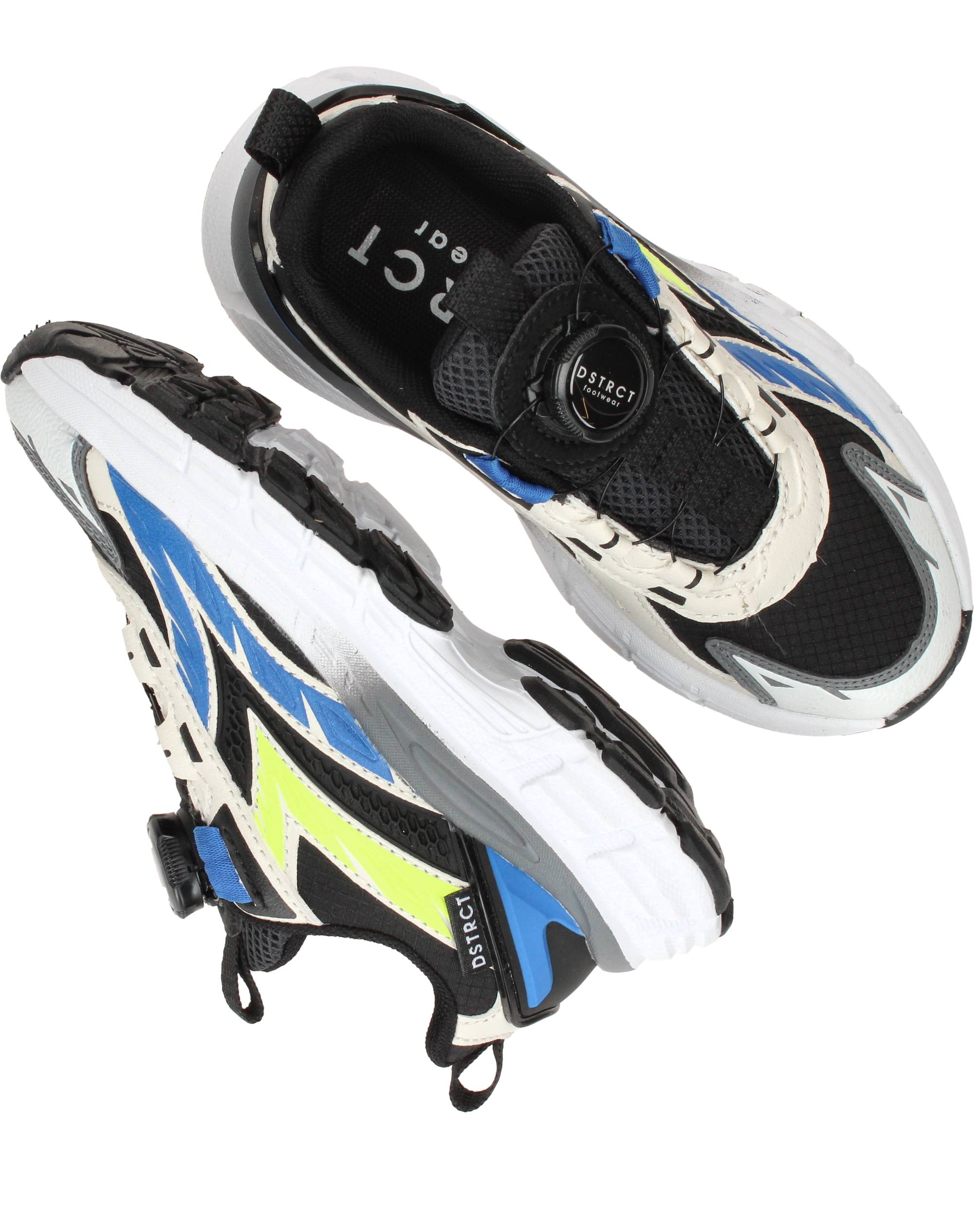 Dstrct Sneakers Jongens Zwart, sneaker voor jongens – foto 4