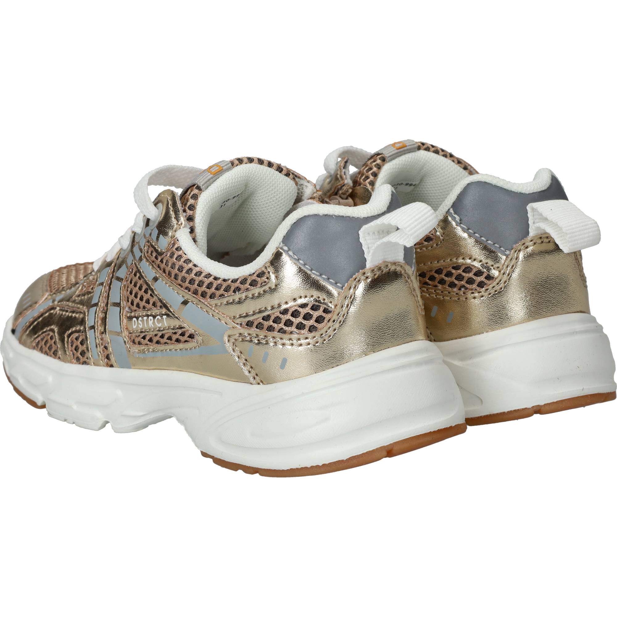 Dstrct Sneakers Meisjes Goud, sneaker voor meisjes – foto 3