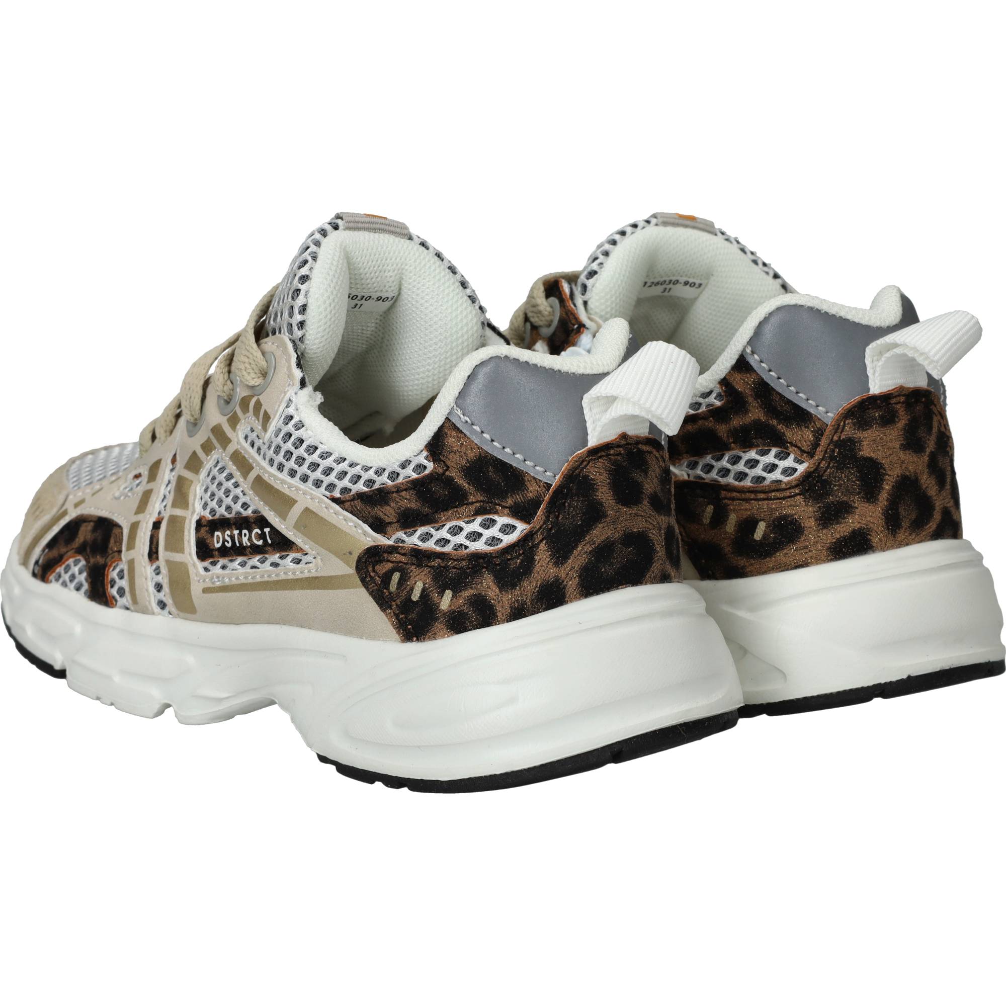 Dstrct Sneakers Meisjes Beige, sneaker voor meisjes – foto 3