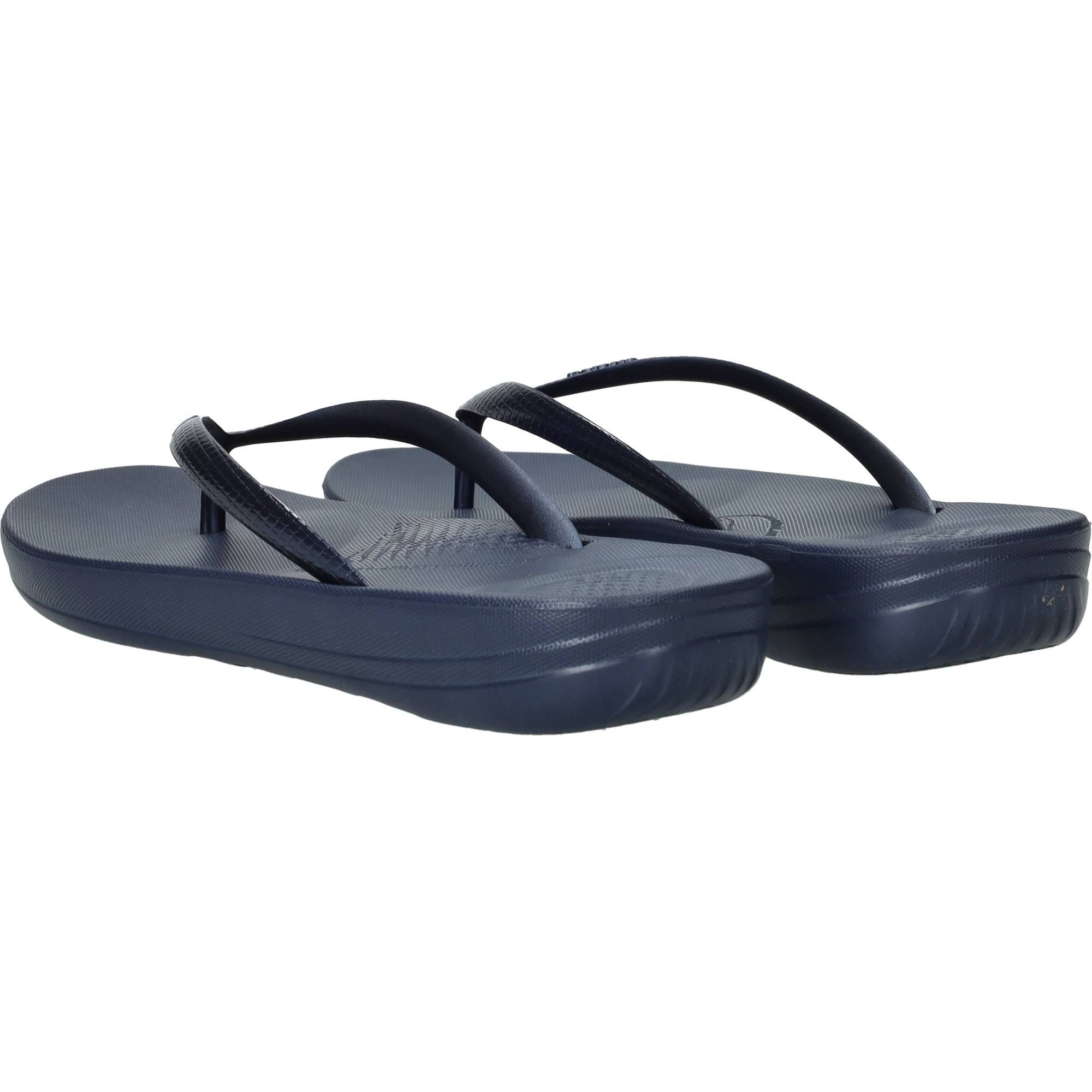 Fitflop Iqushion Ergonomic Teenslippers Dames Blauw, slipper voor dames – foto 3