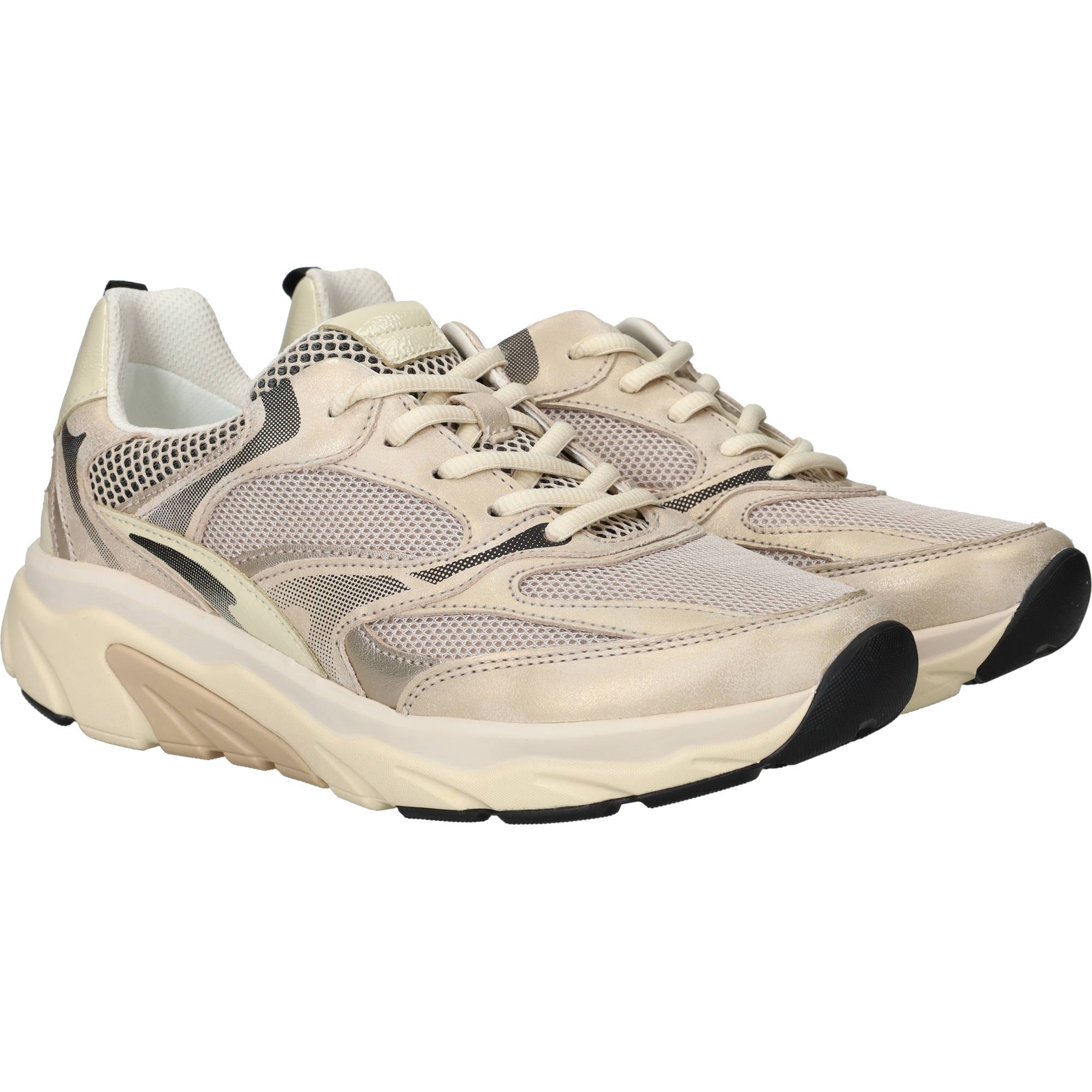 Gabor Rollingsoft Sneakers Dames Beige, sneaker voor dames – foto 2