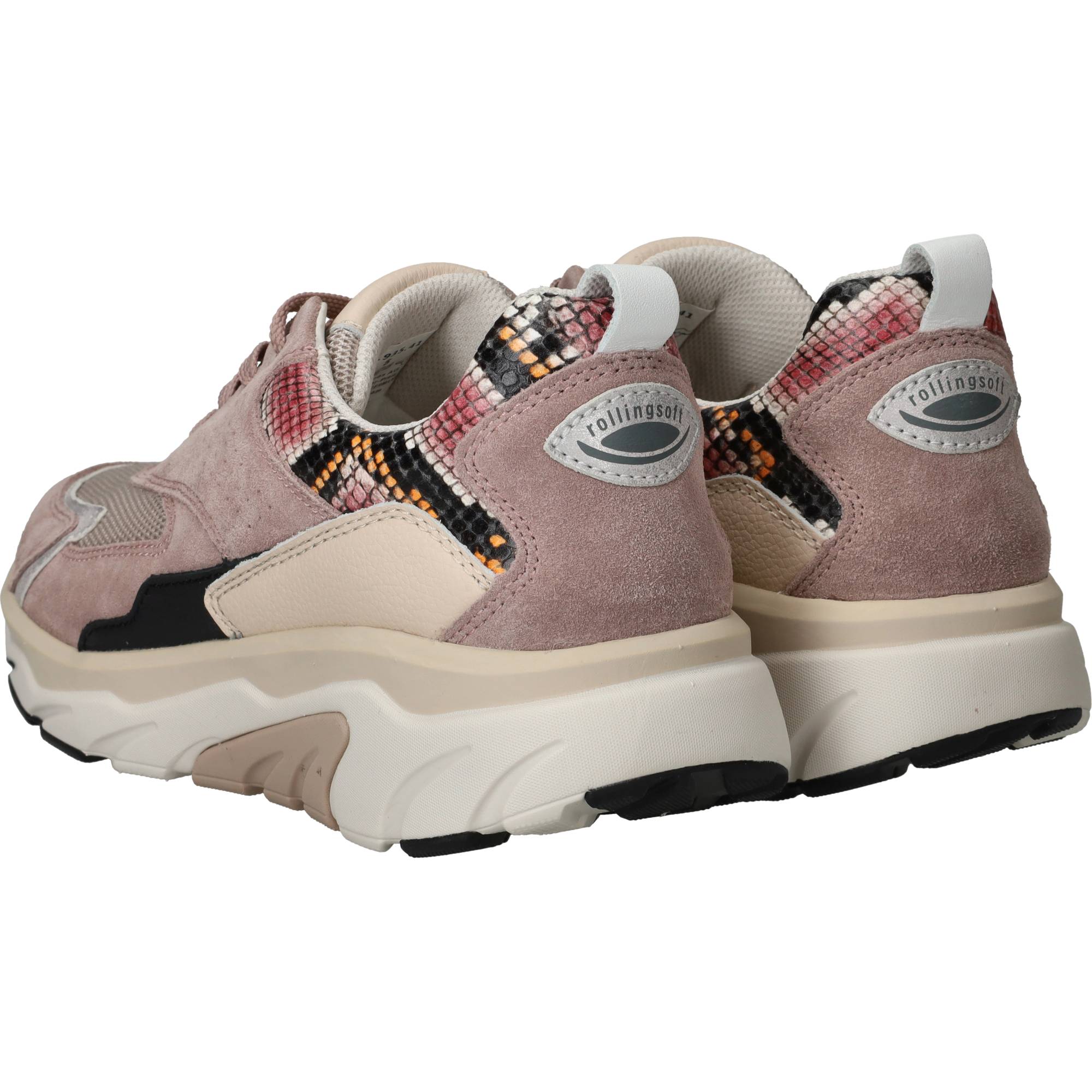 Gabor Rollingsoft Sneakers Dames Roze, sneaker voor dames – foto 3
