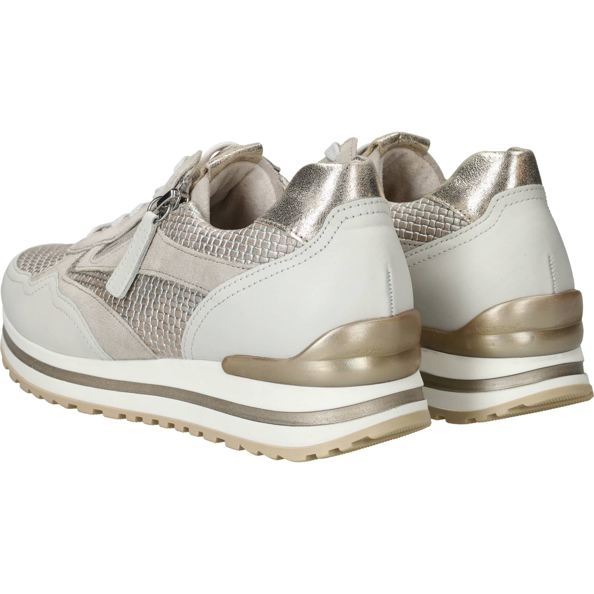 Gabor Sneakers Dames Beige, sneaker voor dames – foto 3