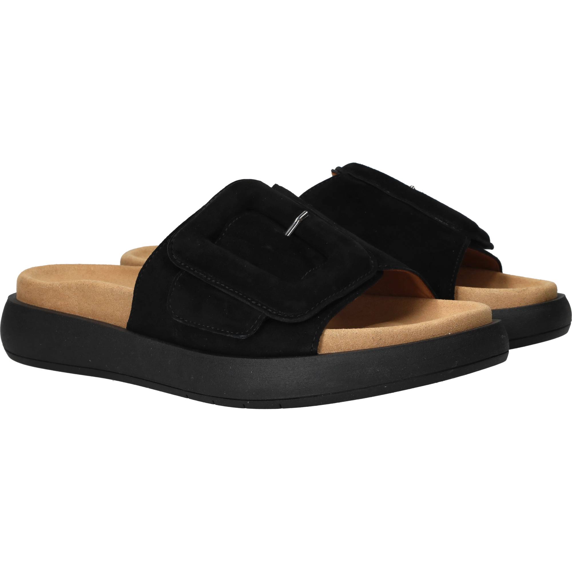 Gabor Slippers Dames Zwart, slipper voor dames – foto 2