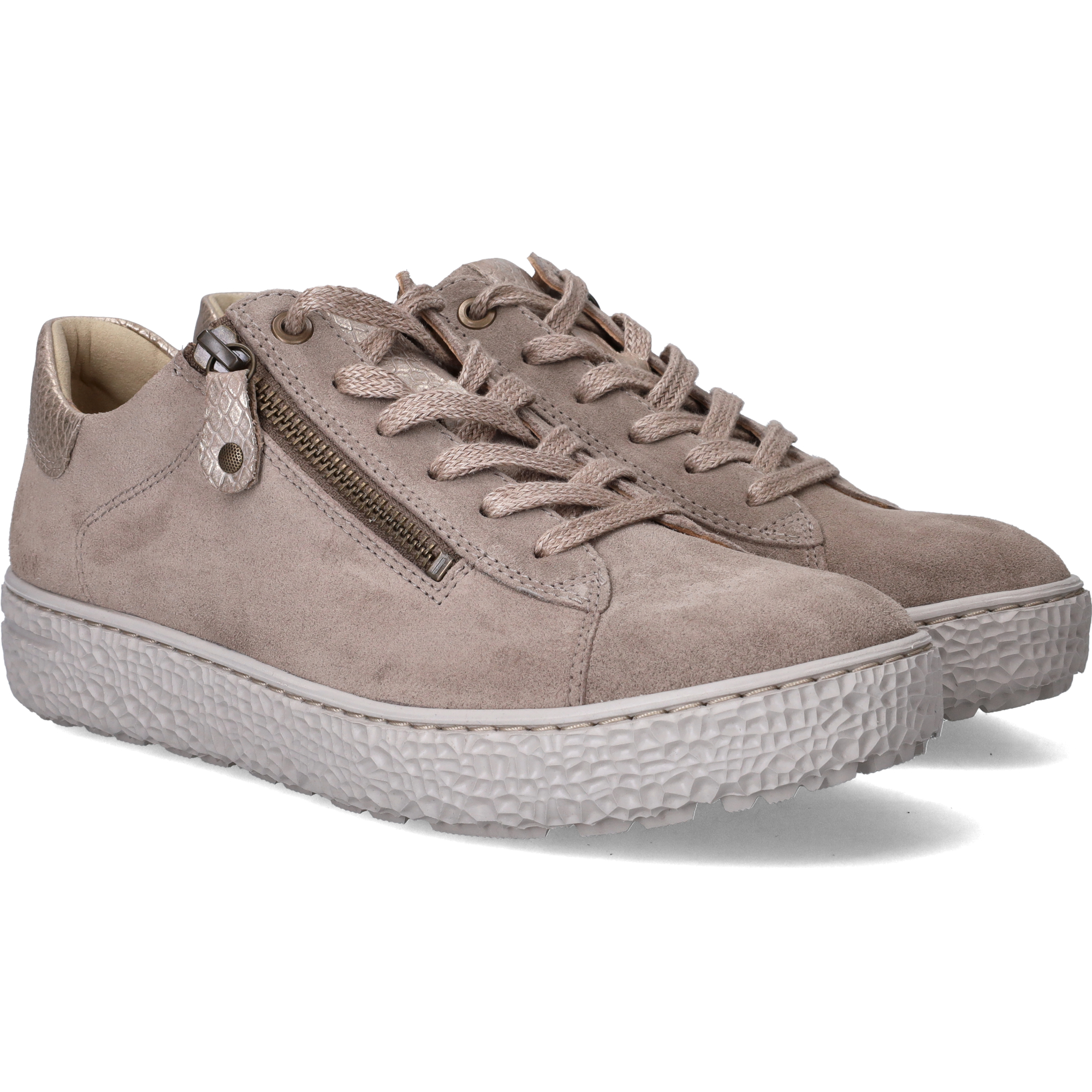 Hartjes Sneakers Dames Taupe, sneaker voor dames – foto 8