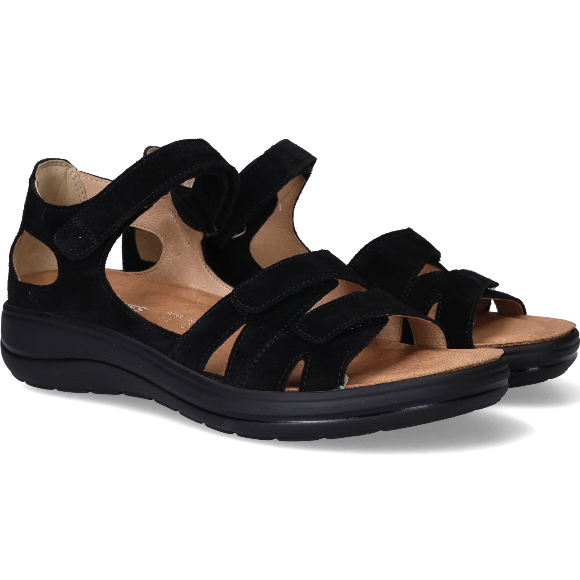 Hartjes Sandalen Dames Zwart, sandaal voor dames – foto 4