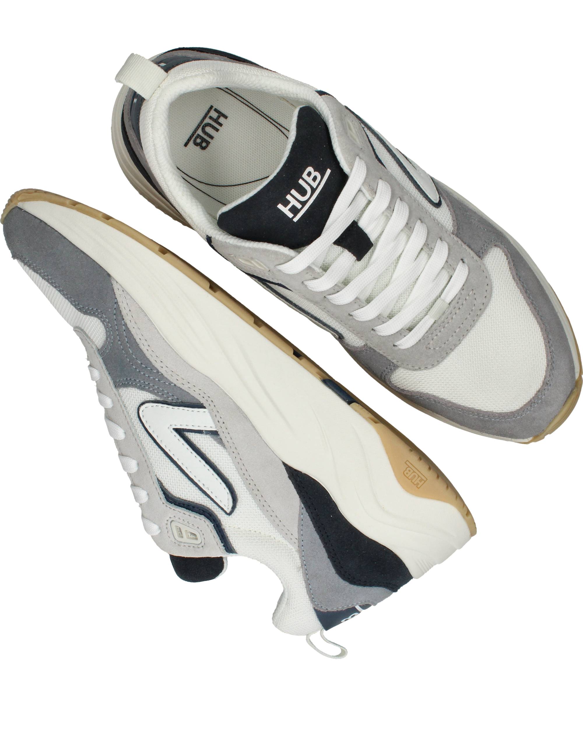 Hub Glide S43 Sneakers Heren Blauw, sneaker voor heren – foto 4