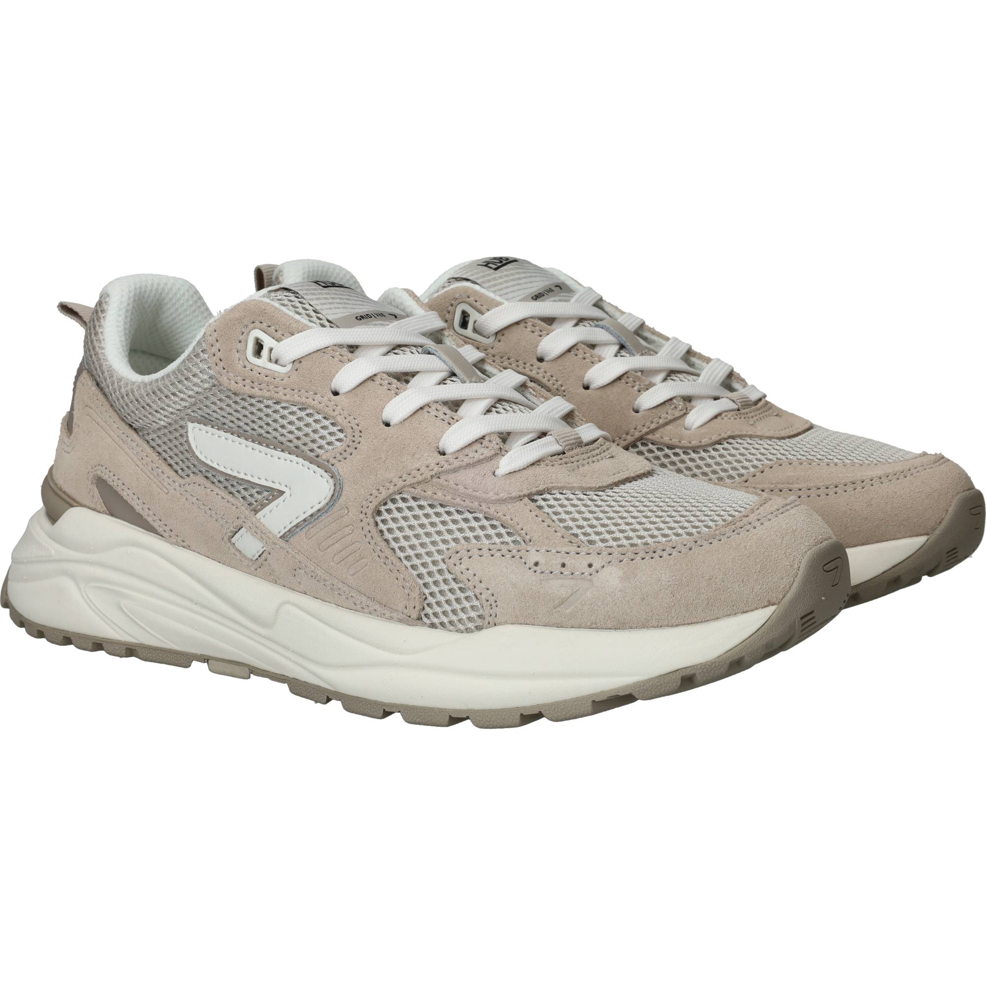 Hub Grid S48 Sneakers Heren Beige, sneaker voor heren – foto 2