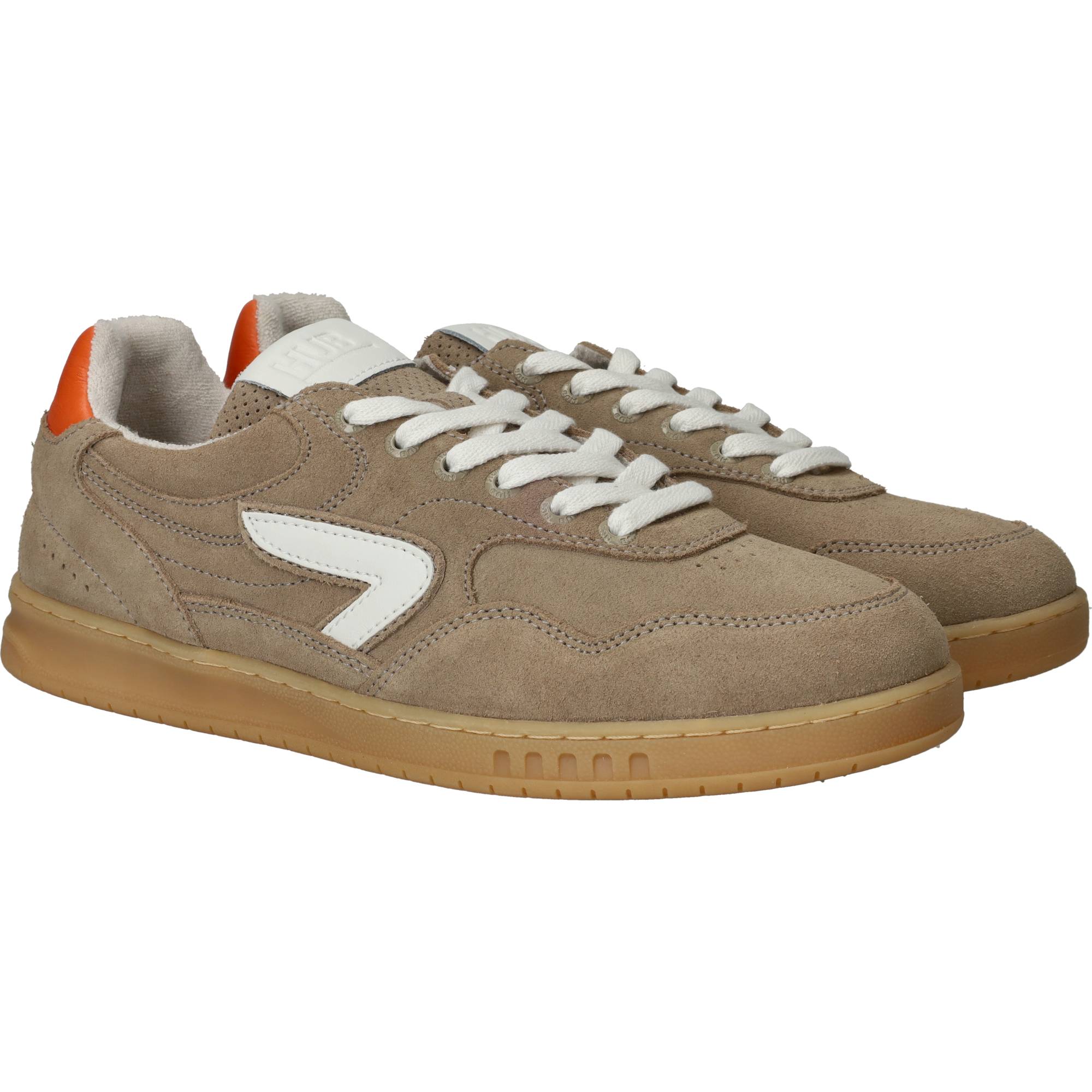 Hub Vancouver Sneakers Heren Taupe, sneaker voor heren – foto 2