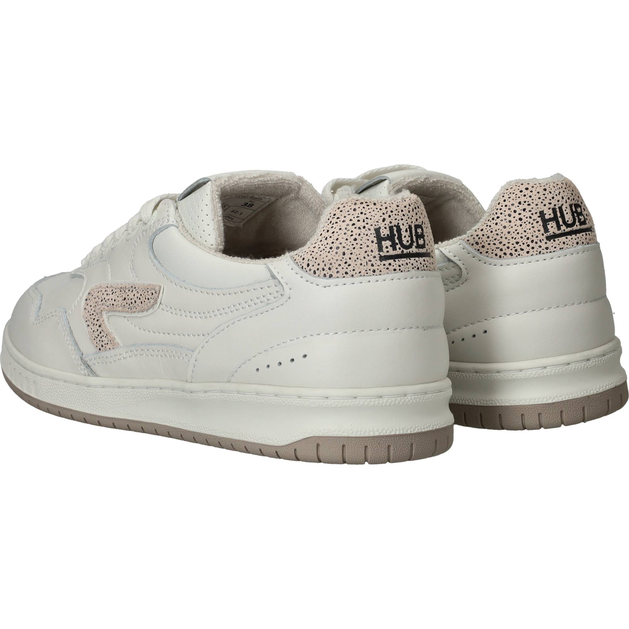 Hub Vancouver L18 Sneakers Dames Wit, sneaker voor dames – foto 3