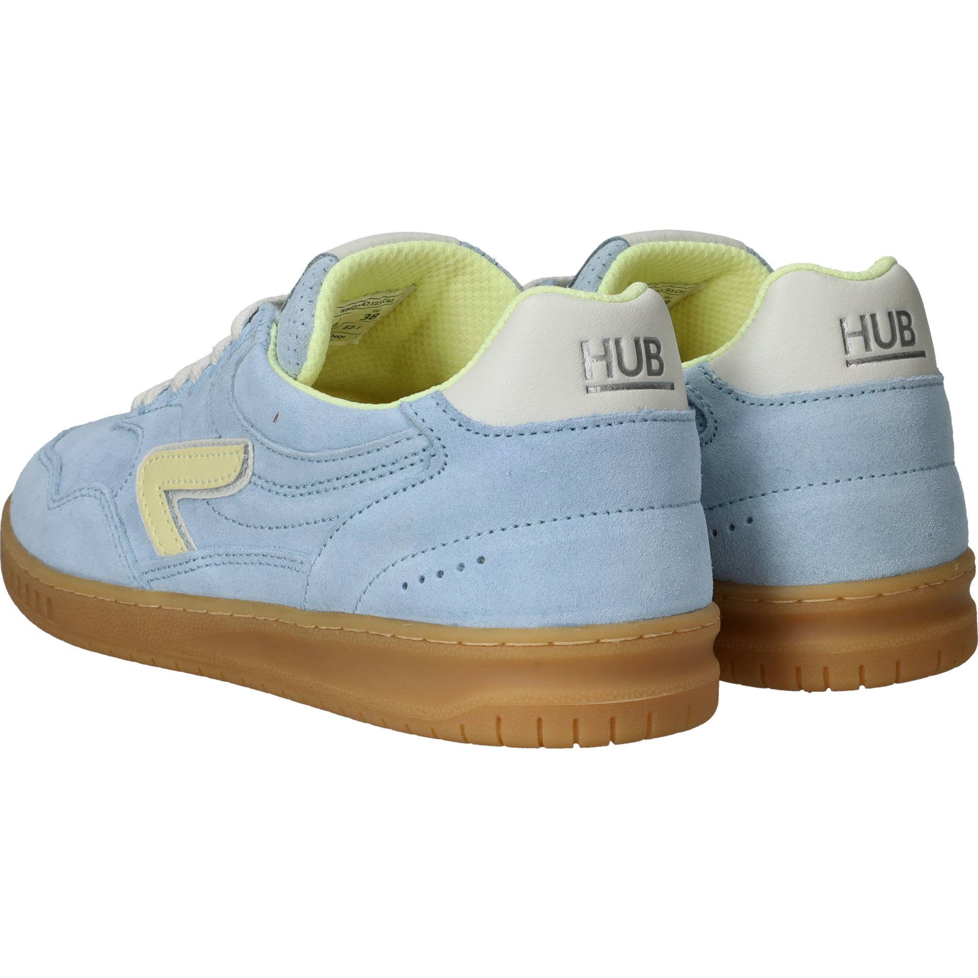 Hub Vancouver Sneakers Dames Blauw, sneaker voor dames – foto 3