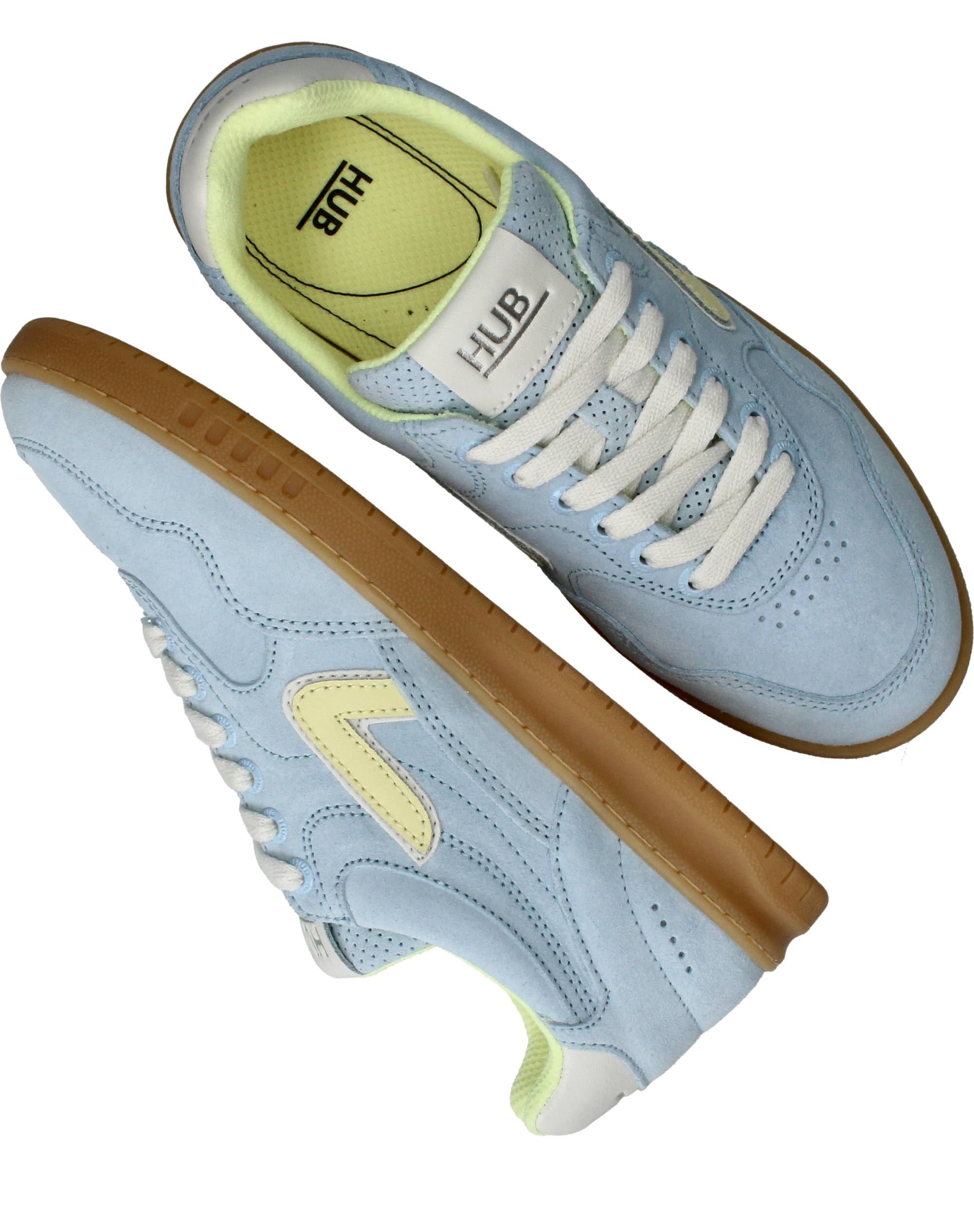Hub Vancouver Sneakers Dames Blauw, sneaker voor dames – foto 4