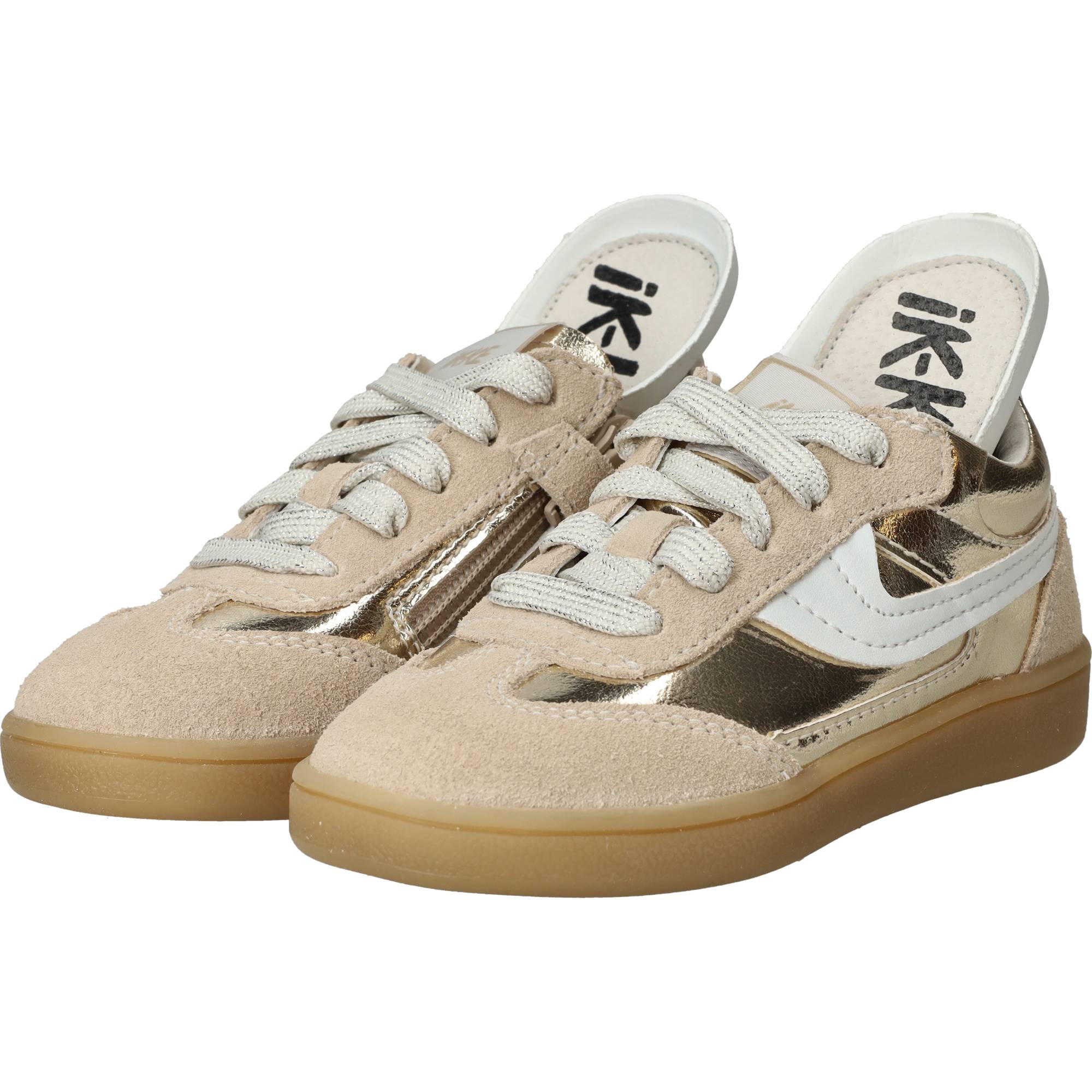IK-KE Sneakers Meisjes Beige – foto 5 van 6