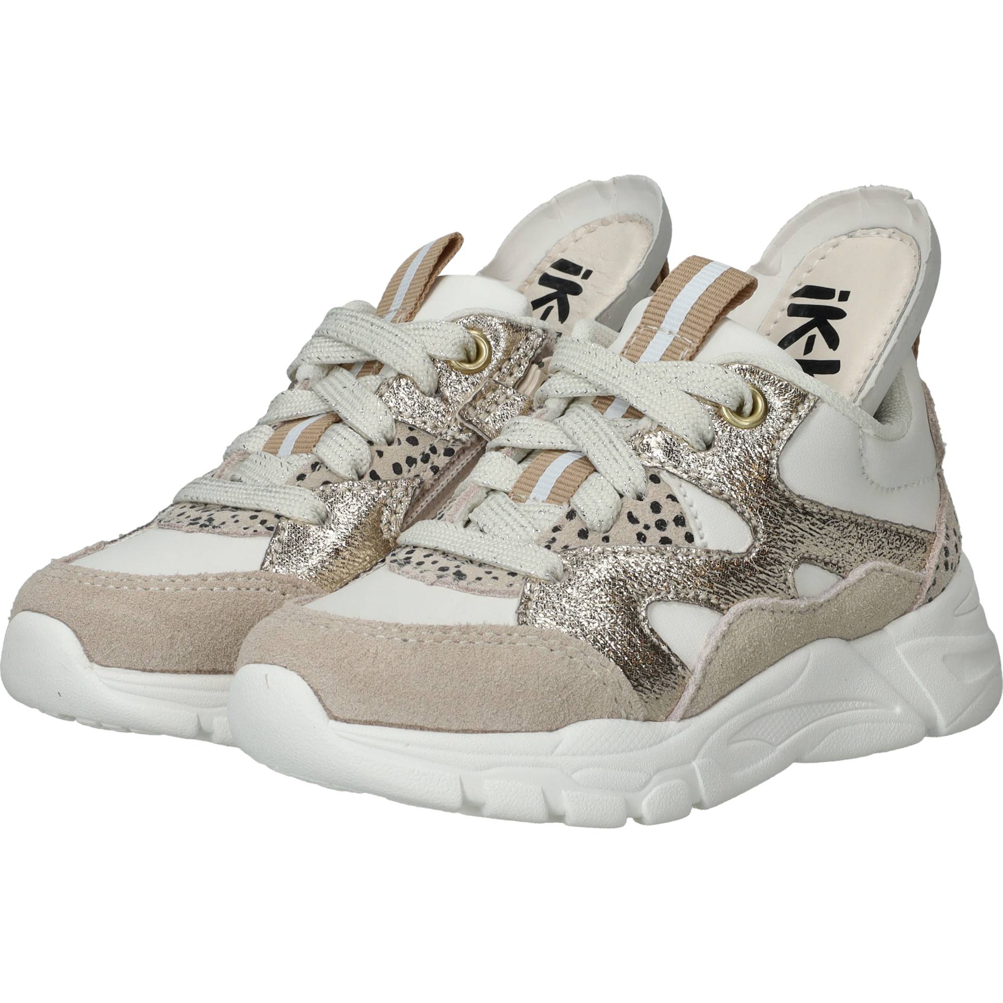 IK-KE Sneakers Meisjes Beige – foto 5 van 6
