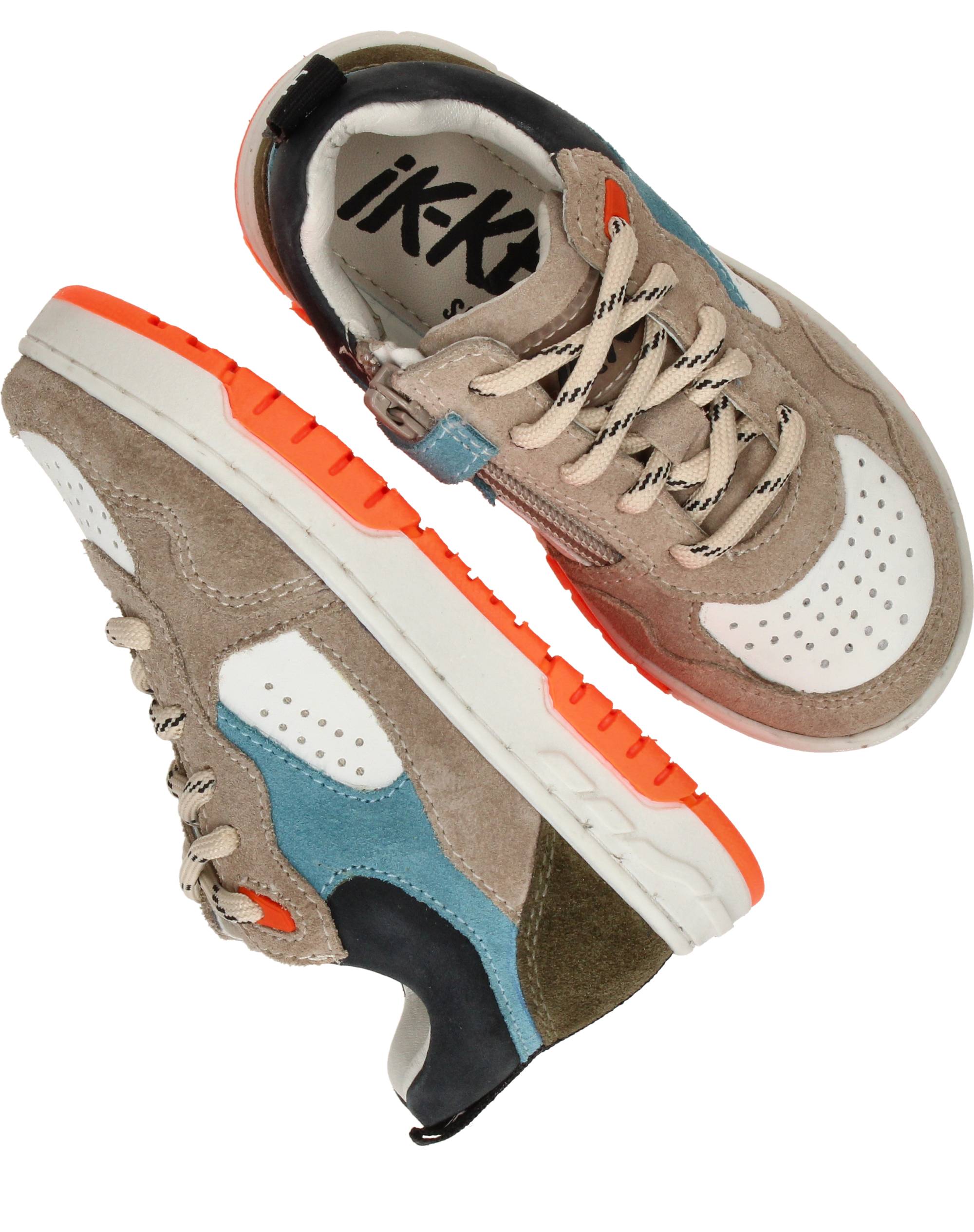 IK-KE Sneakers Meisjes Beige, sneaker voor meisjes – foto 4