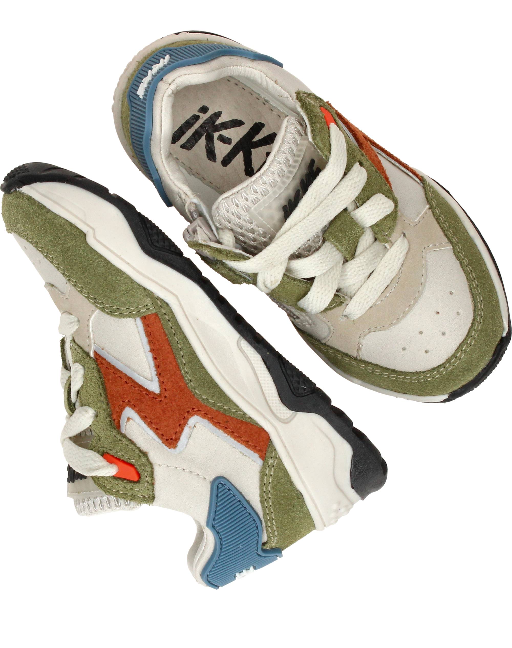 IK-KE Sneakers Jongens Groen, sneaker voor jongens – foto 4