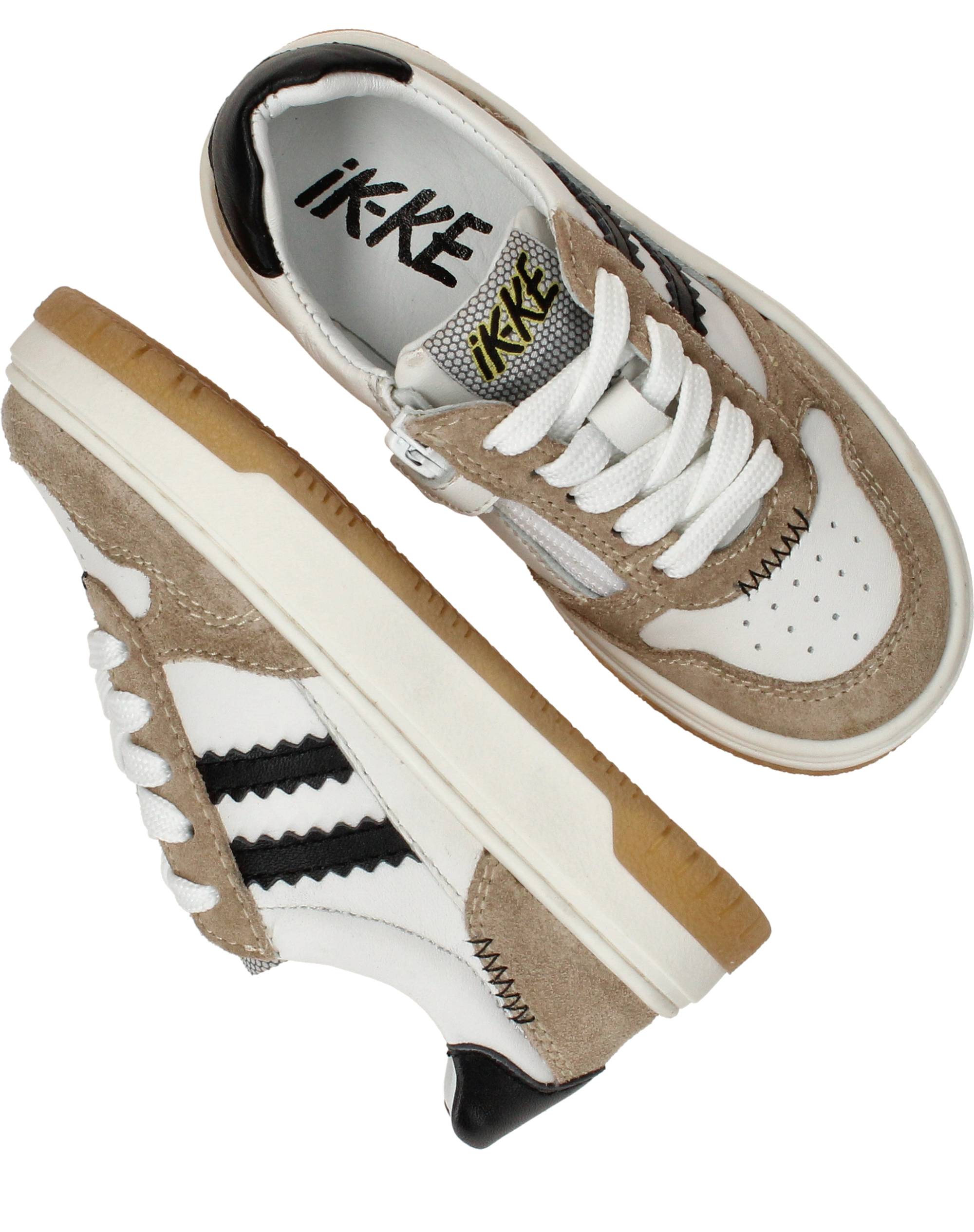 IK-KE Sneakers Jongens Beige, sneaker voor jongens – foto 8