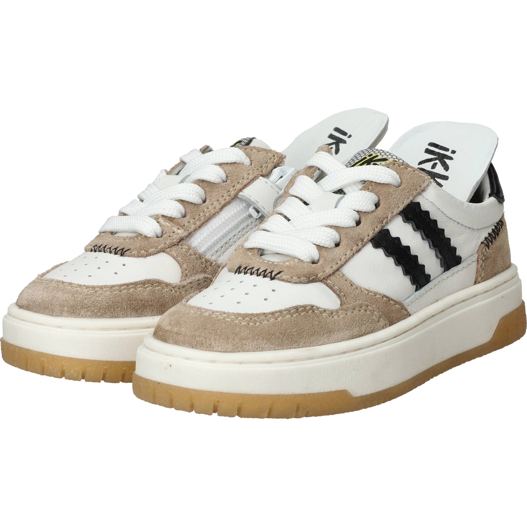 IK-KE Sneakers Jongens Beige – foto 5 van 6