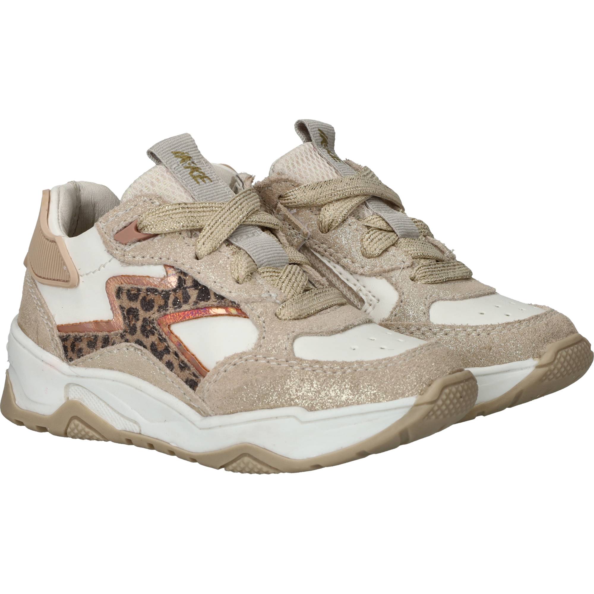 IK-KE Sneakers Meisjes Goud, sneaker voor meisjes – foto 2