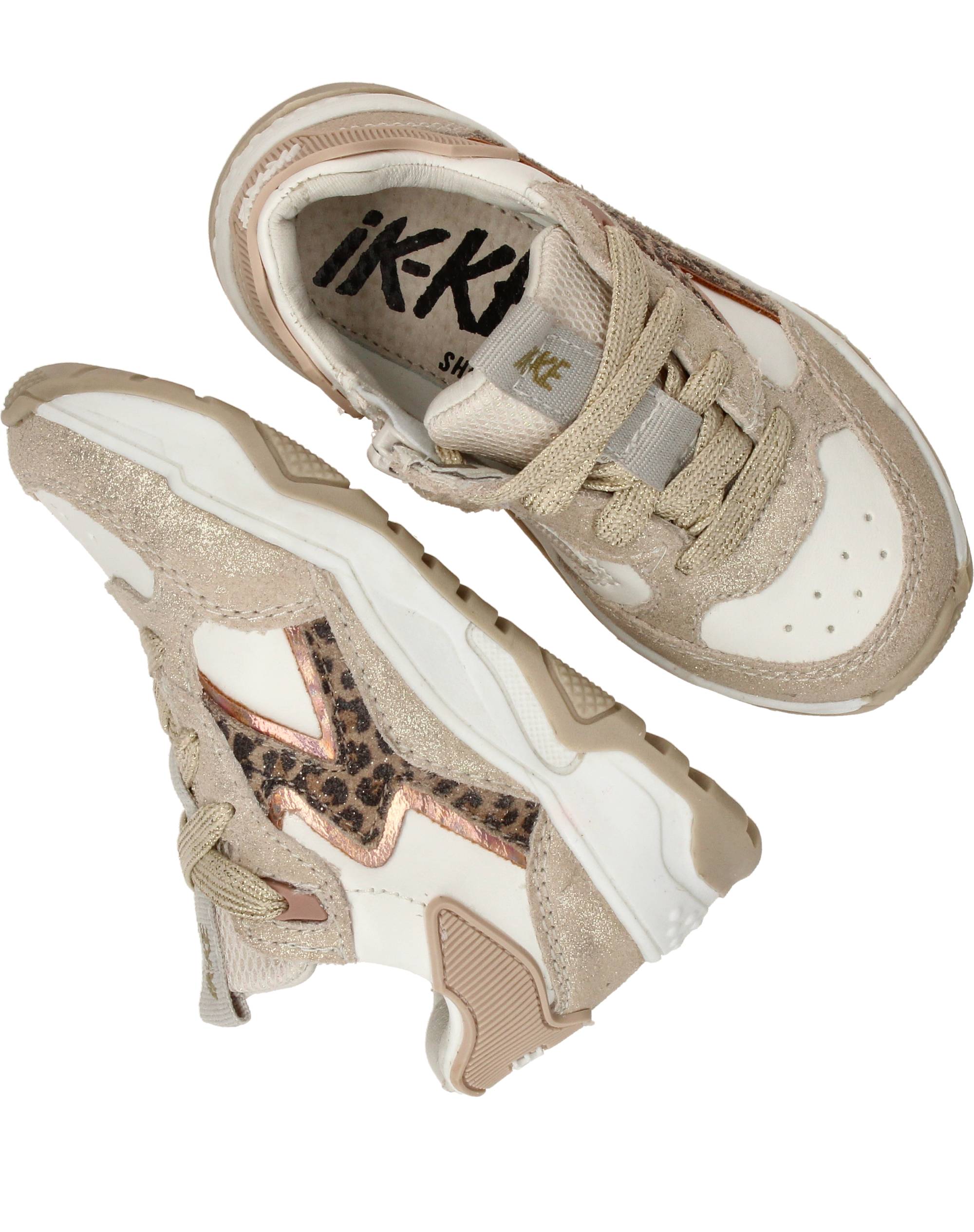 IK-KE Sneakers Meisjes Goud, sneaker voor meisjes – foto 4