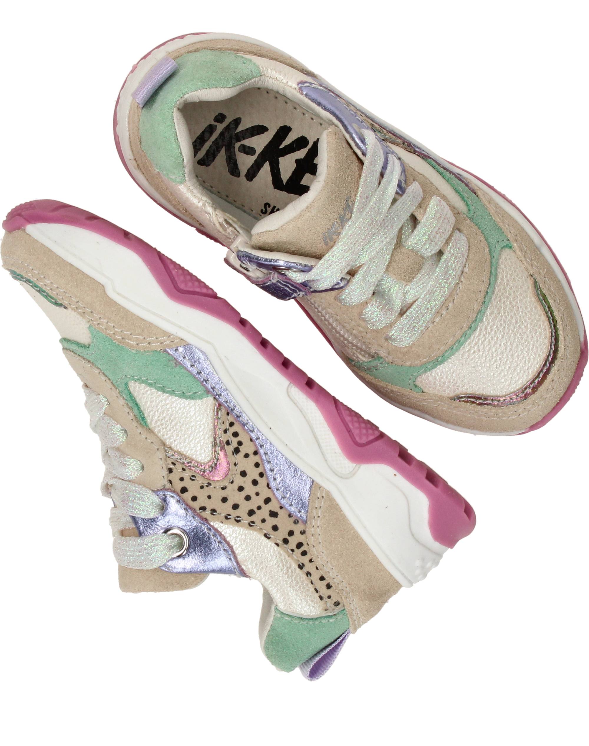 IK-KE Sneakers Meisjes Multi, sneaker voor meisjes – foto 4