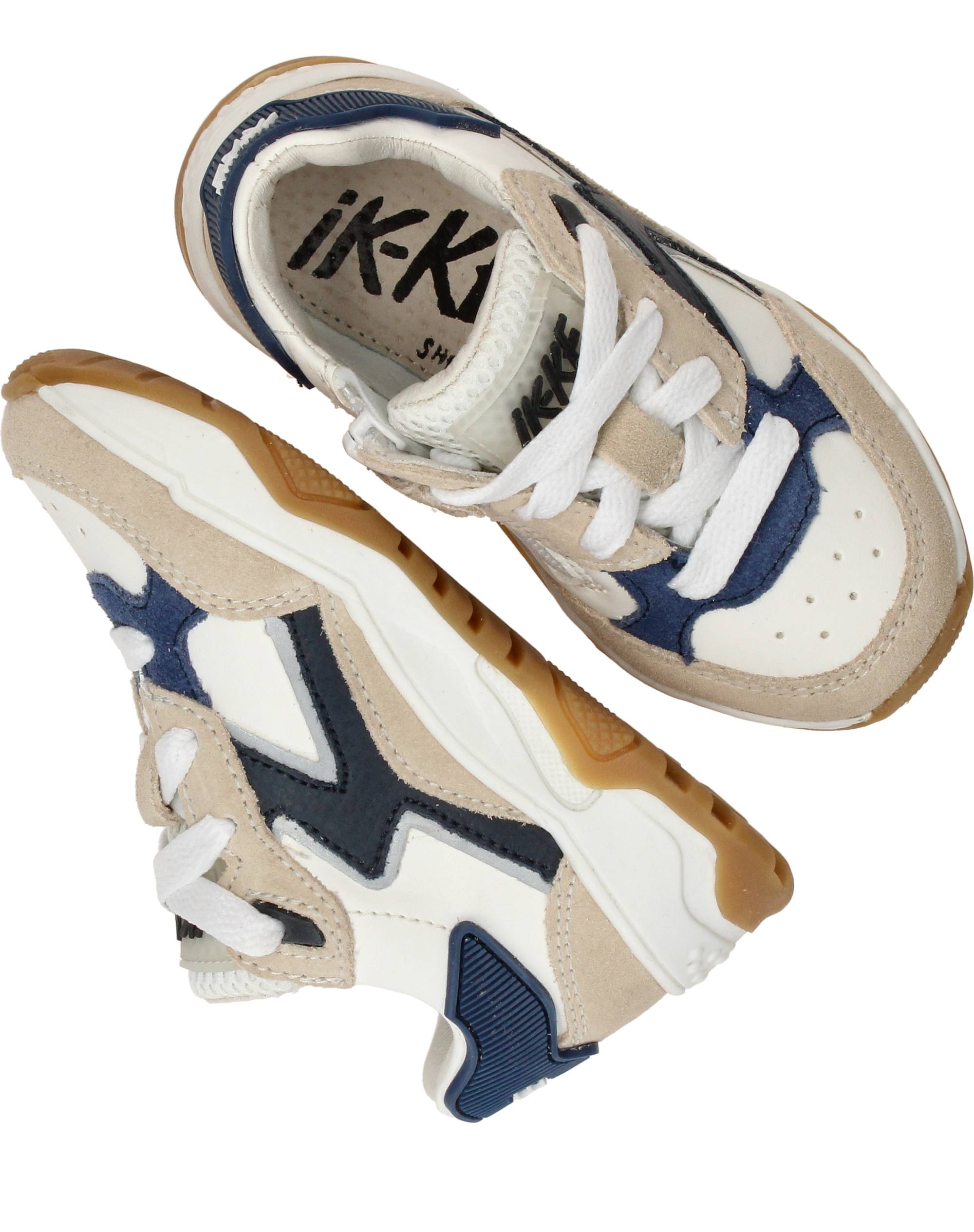 IK-KE Sneakers Jongens Beige – foto 4 van 6