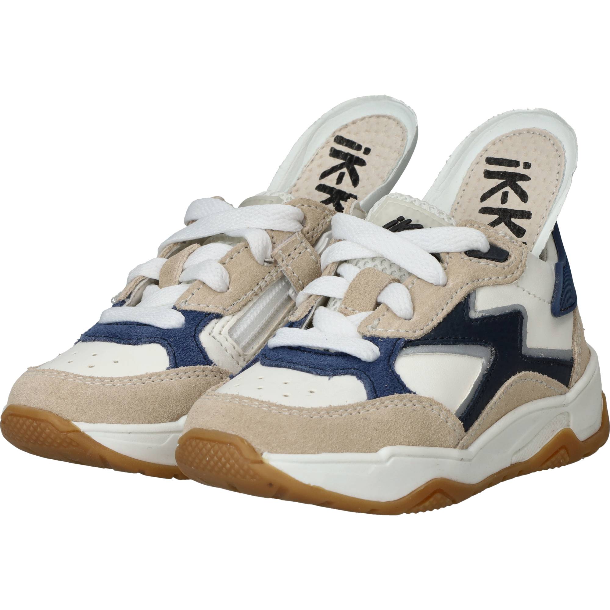 IK-KE Sneakers Jongens Beige – foto 5 van 6