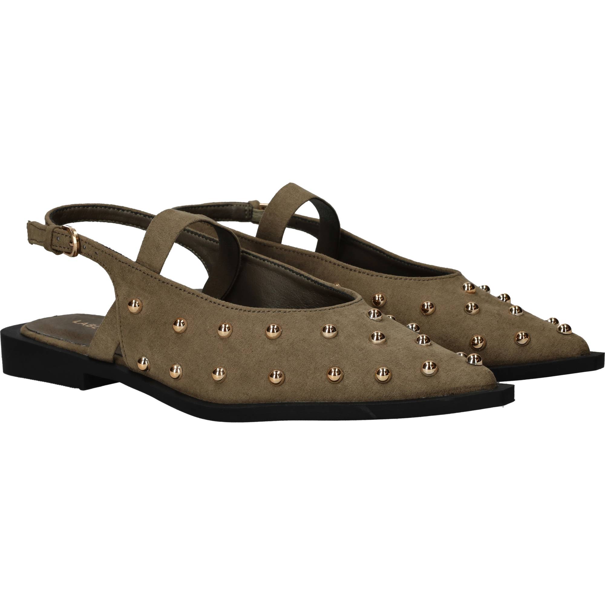 Lablou Slingbacks Dames Groen, slingback voor dames – foto 2
