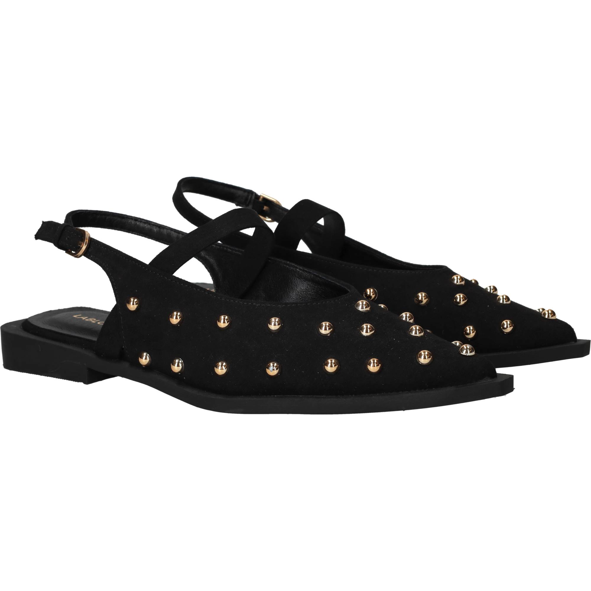 Lablou Slingbacks Dames Zwart, slingback voor dames – foto 2