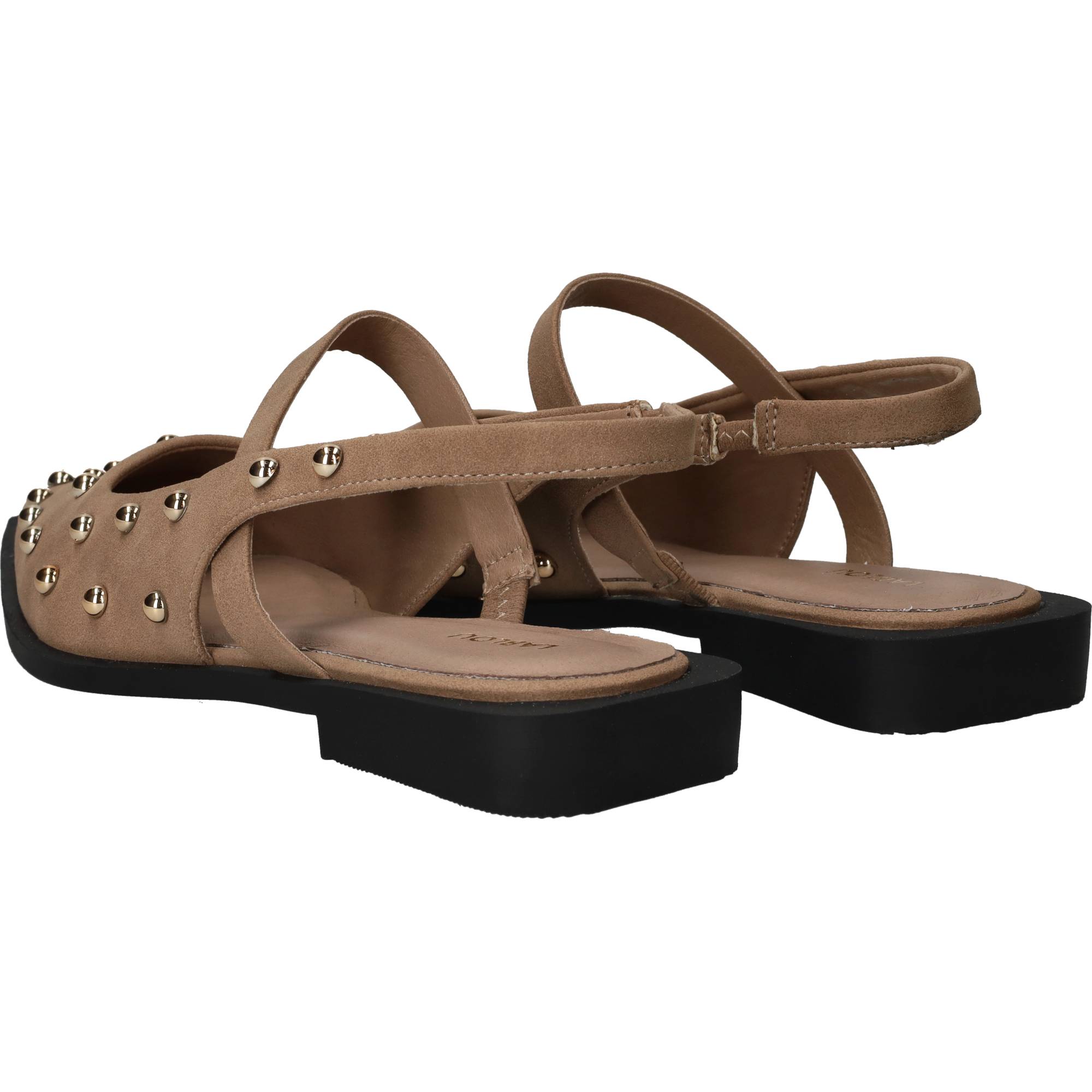 Lablou Slingbacks Dames Taupe, slingback voor dames – foto 3