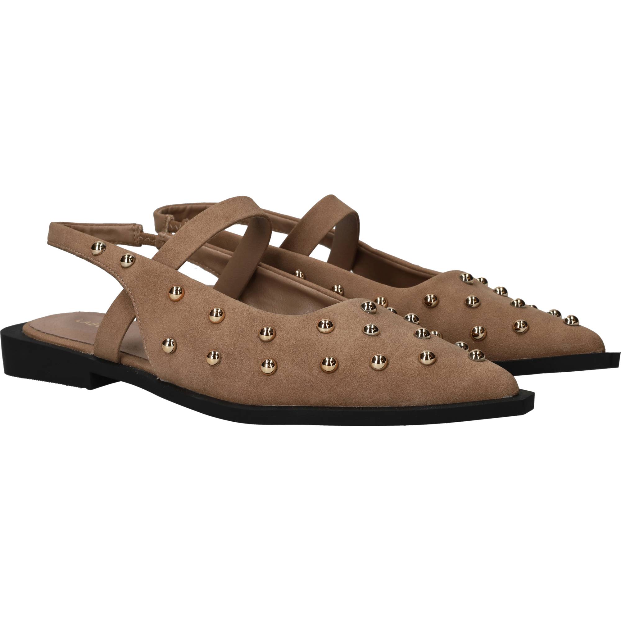 Lablou Slingbacks Dames Taupe, slingback voor dames – foto 2