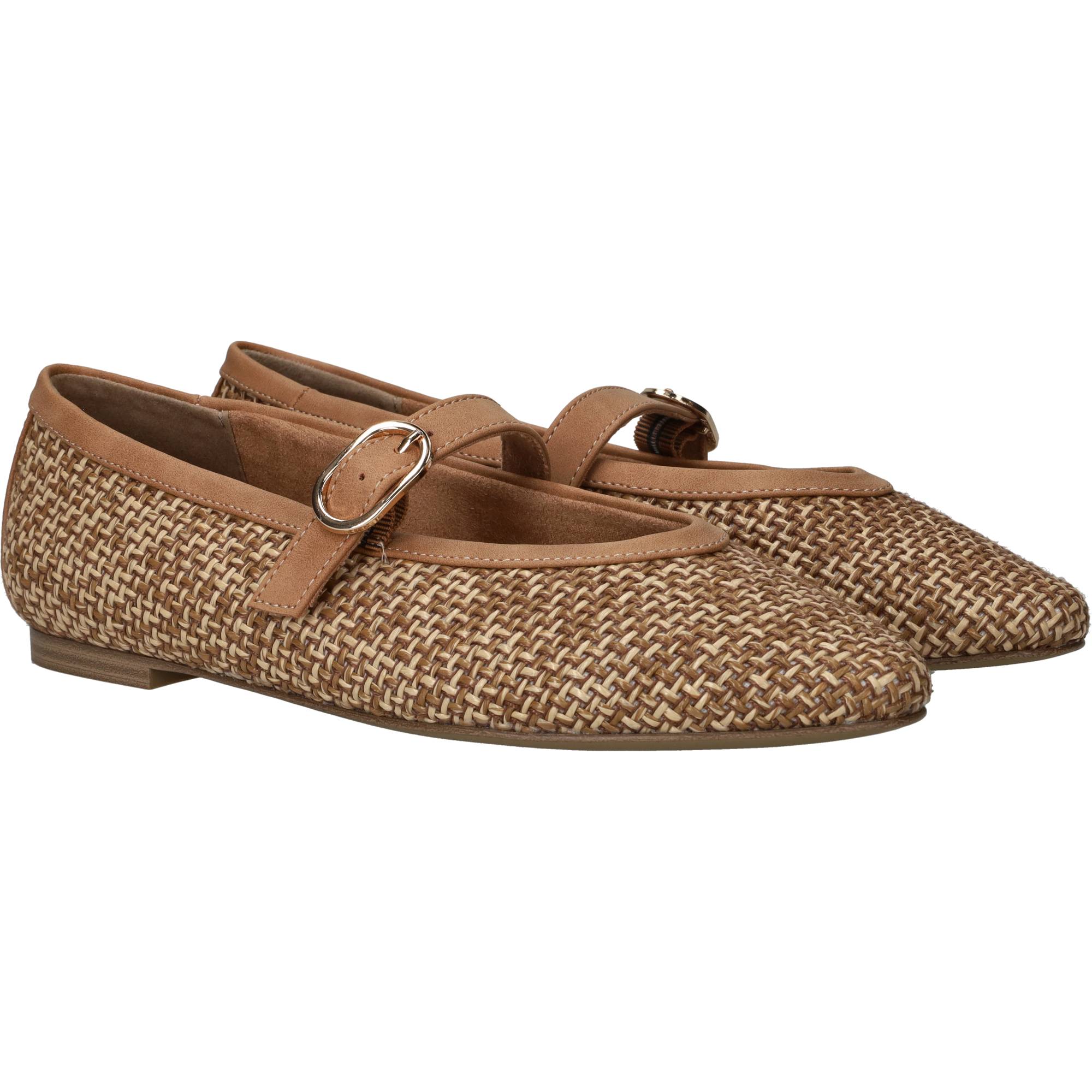 Marco Tozzi Ballerina's Dames Cognac, ballerina voor dames – foto 2