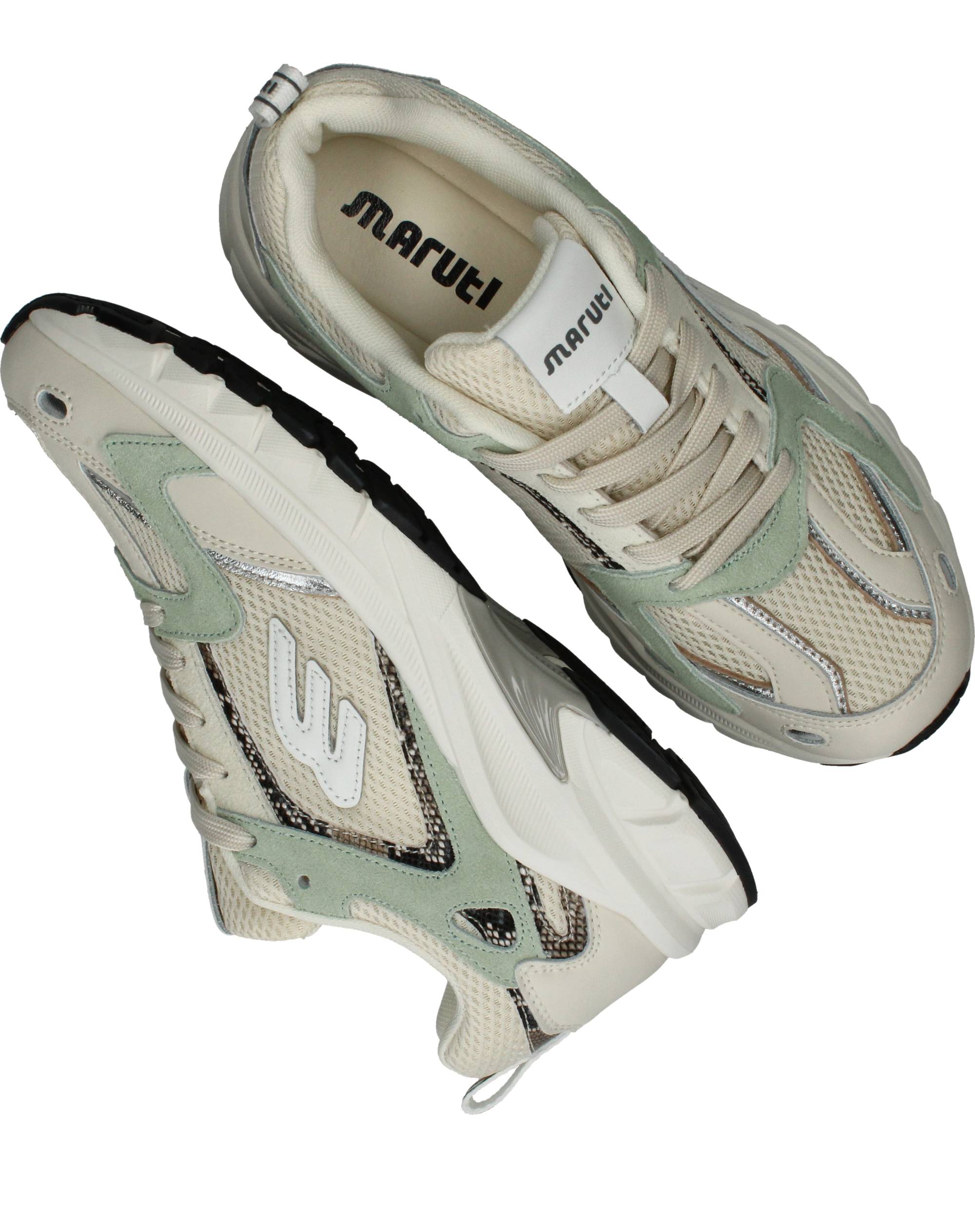 Maruti Nima Sneakers Dames Beige, sneaker voor dames – foto 4
