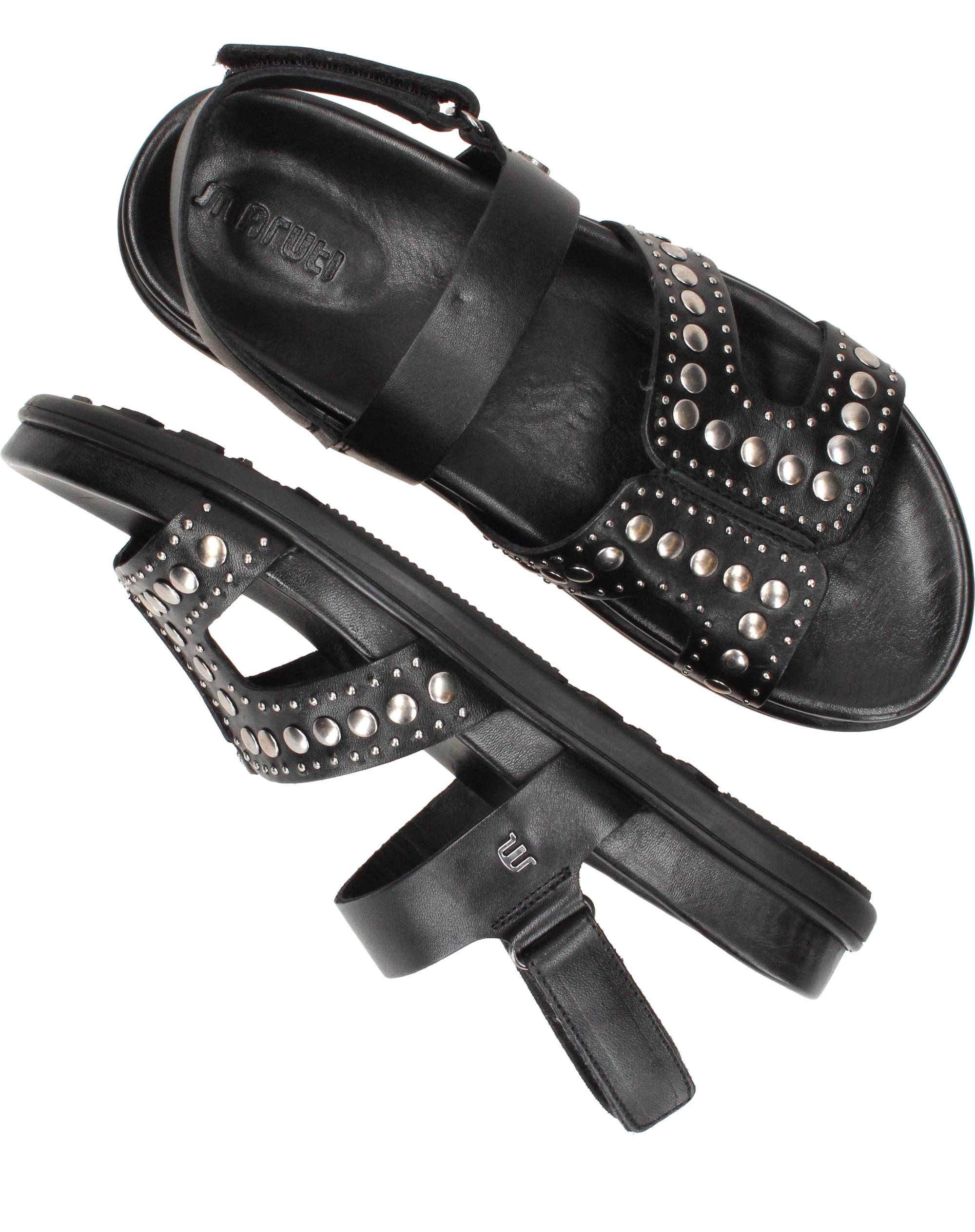 Maruti Elora Sandalen Dames Zwart, sandaal voor dames – foto 4
