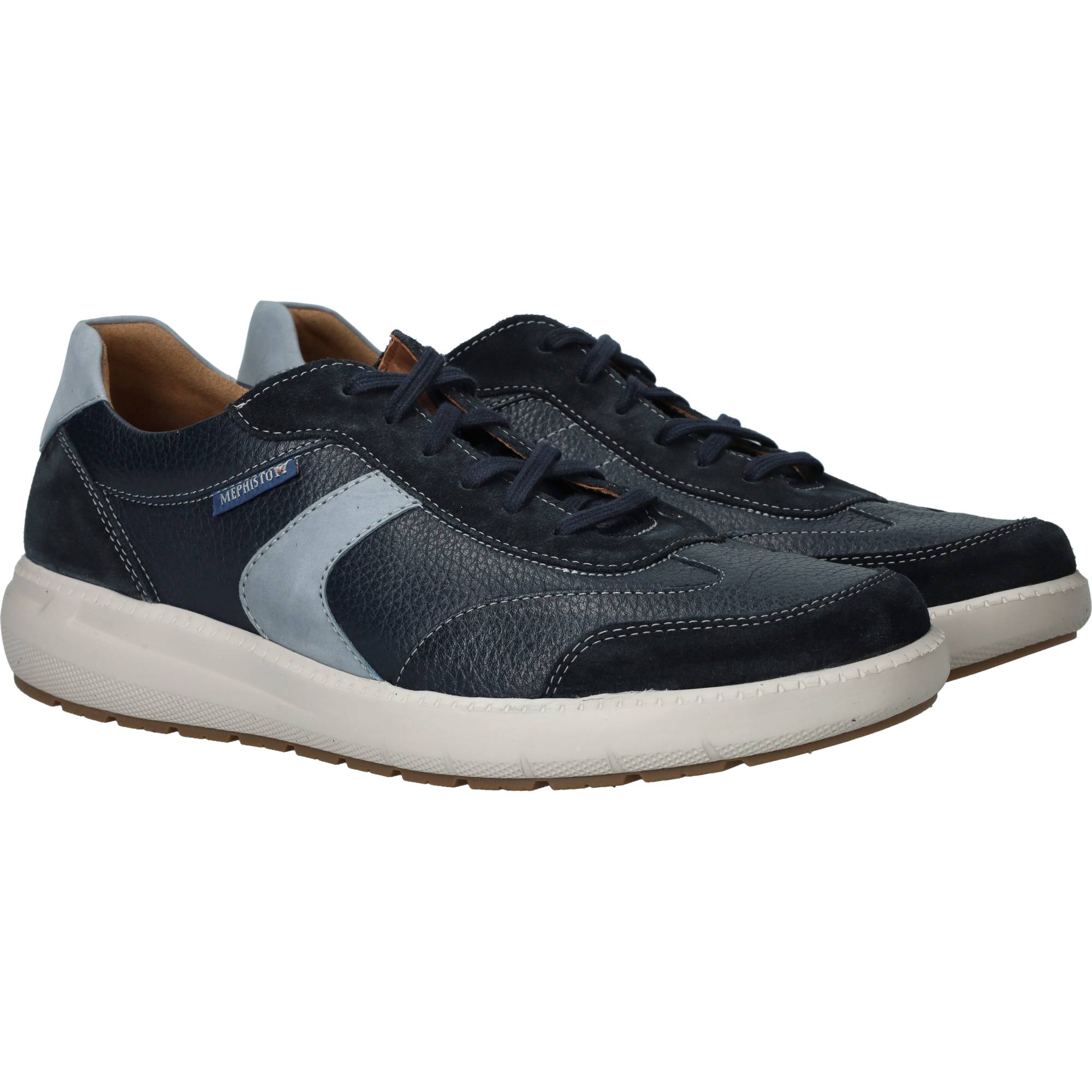 Mephisto Jenaro Sneakers Heren Blauw, sneaker voor heren – foto 2