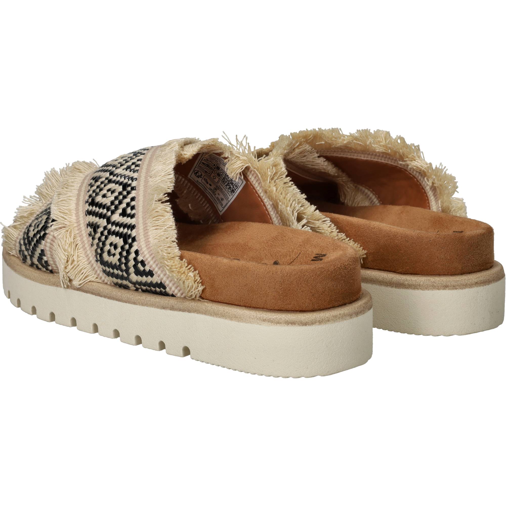 Mustang Slippers Dames Beige, slipper voor dames – foto 3