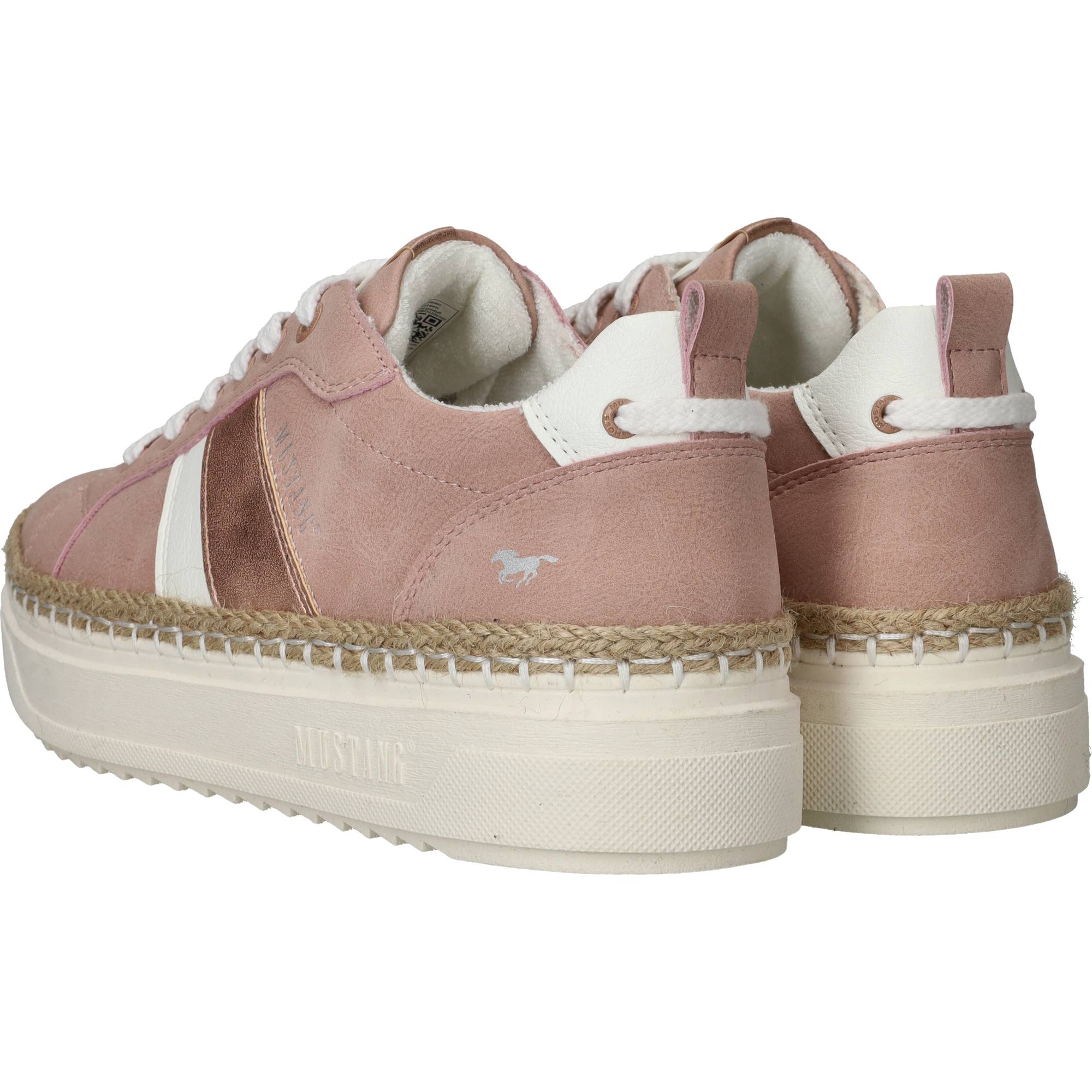 Mustang Sneakers Dames Roze, sneaker voor dames – foto 3