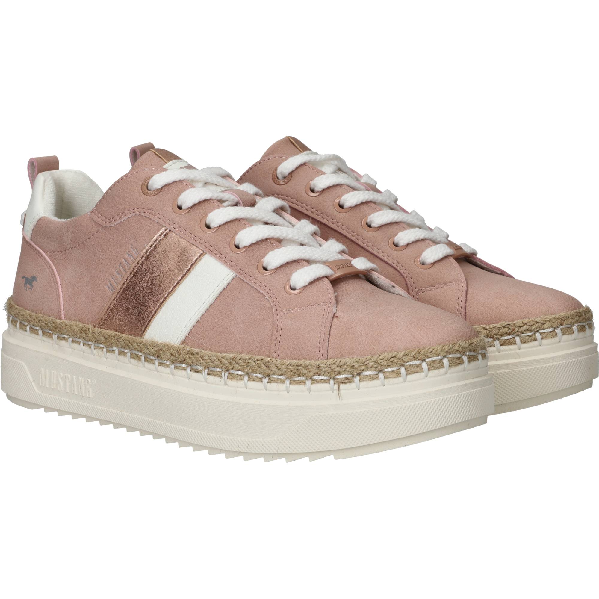 Mustang Sneakers Dames Roze, sneaker voor dames – foto 2