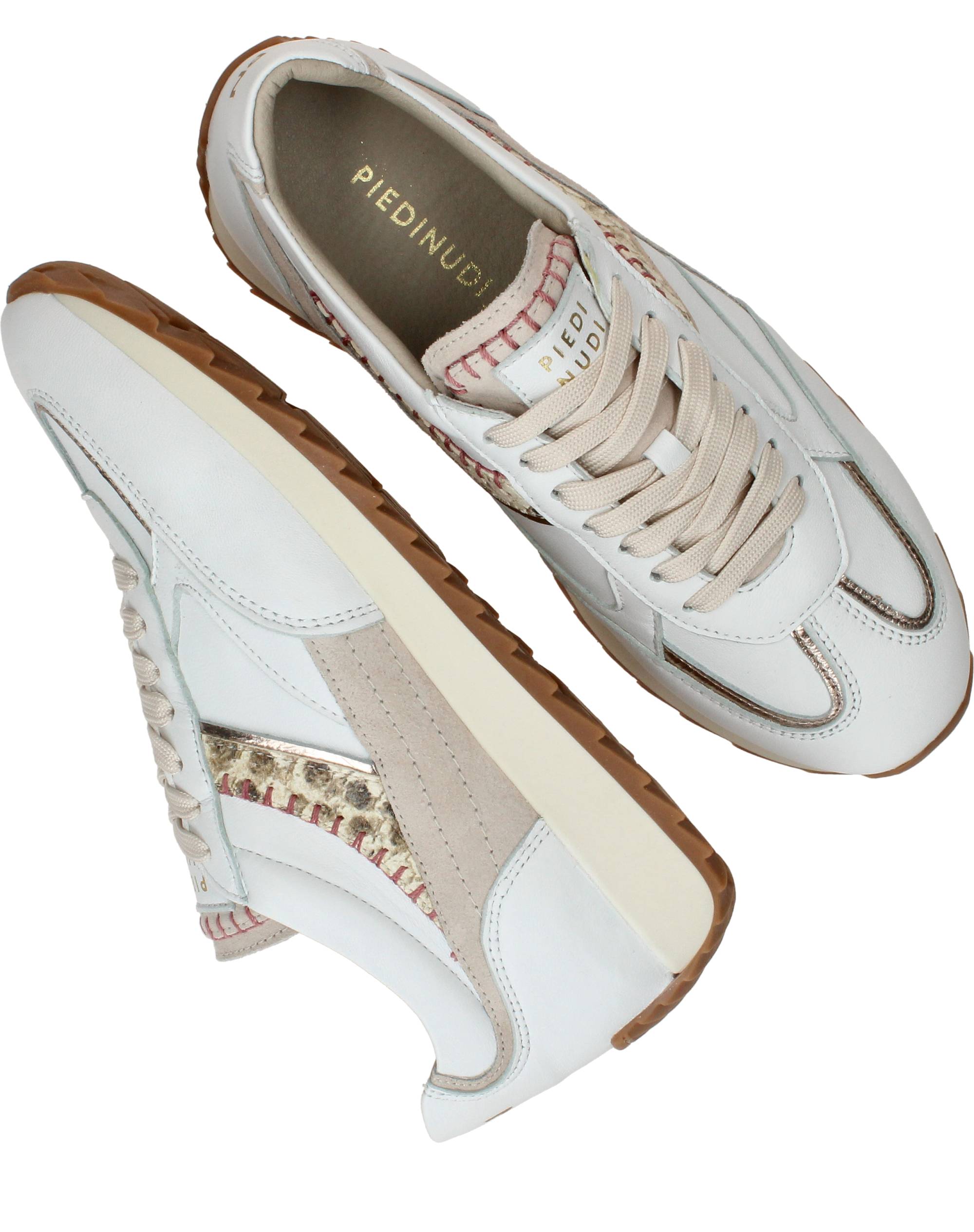 Piedinudi Sneakers Dames Wit, sneaker voor dames – foto 4