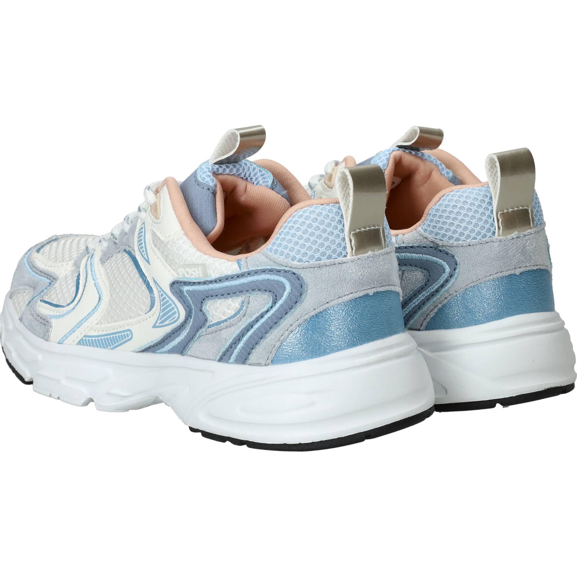 POSH By Poelman Sneakers Meisjes Blauw, sneaker voor meisjes – foto 3