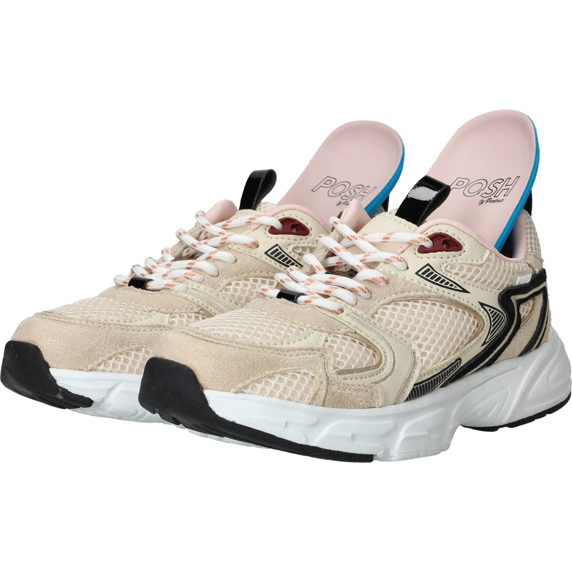 POSH by Poelman Sneakers Meisjes Beige – foto 5 van 6