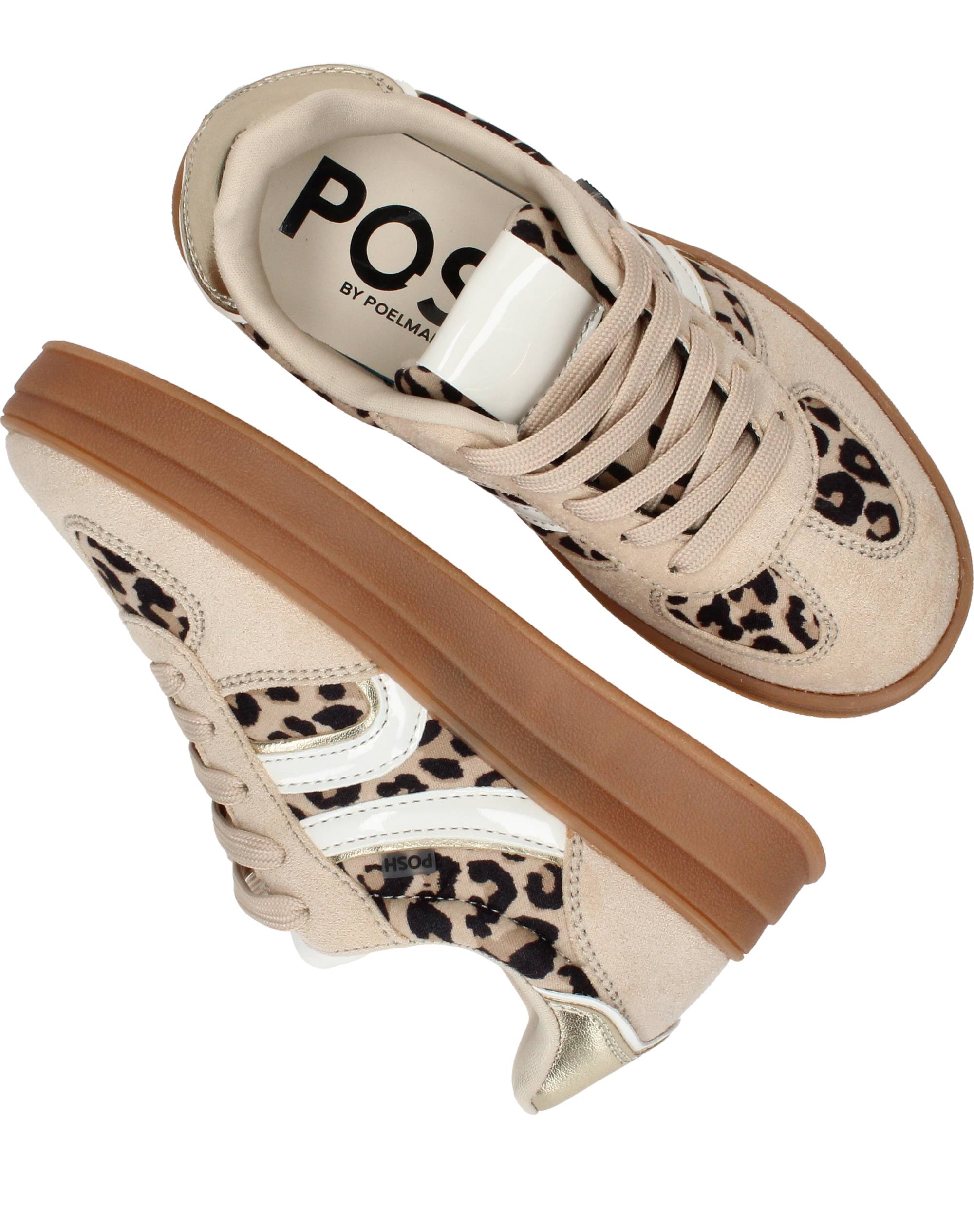 POSH by Poelman Sneakers Meisjes Beige – foto 4 van 6