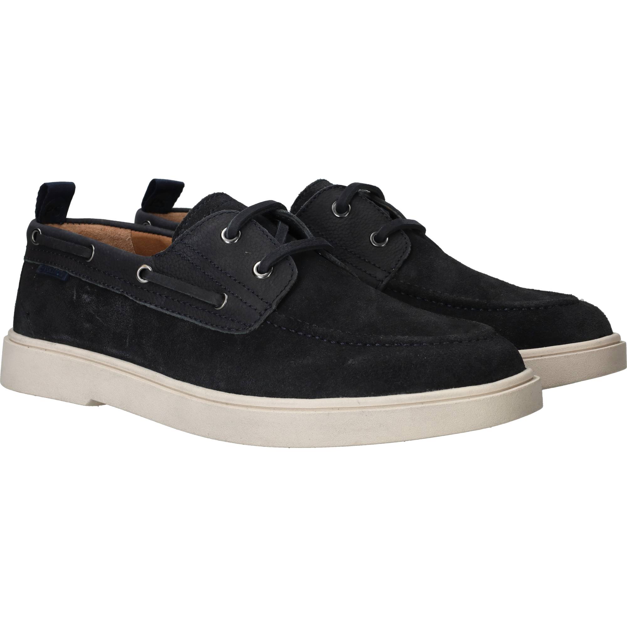 Ps Poelman Veterschoenen Heren Blauw, veterschoen voor heren – foto 2