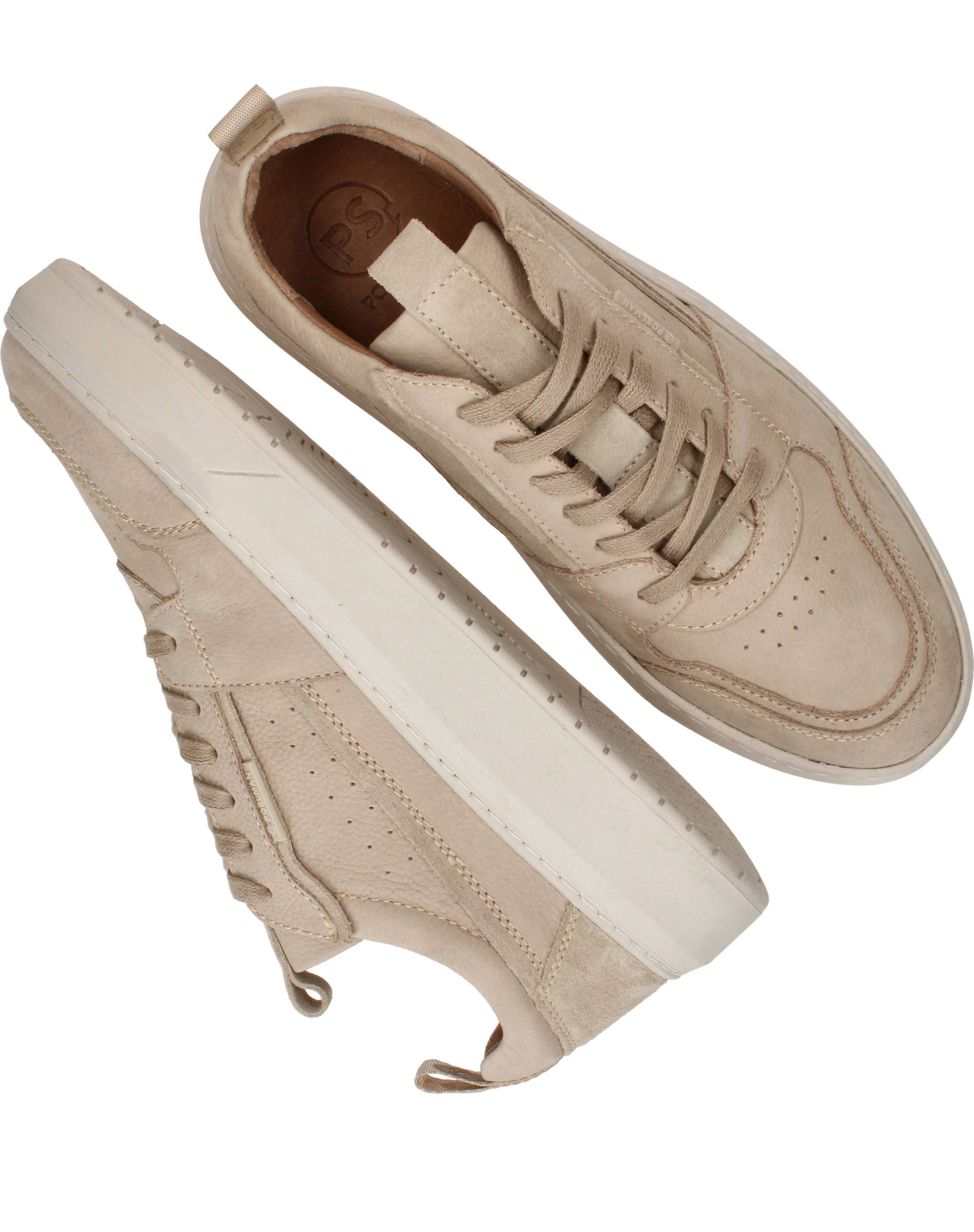 Ps Poelman Sneakers Heren Beige, sneaker voor heren – foto 8