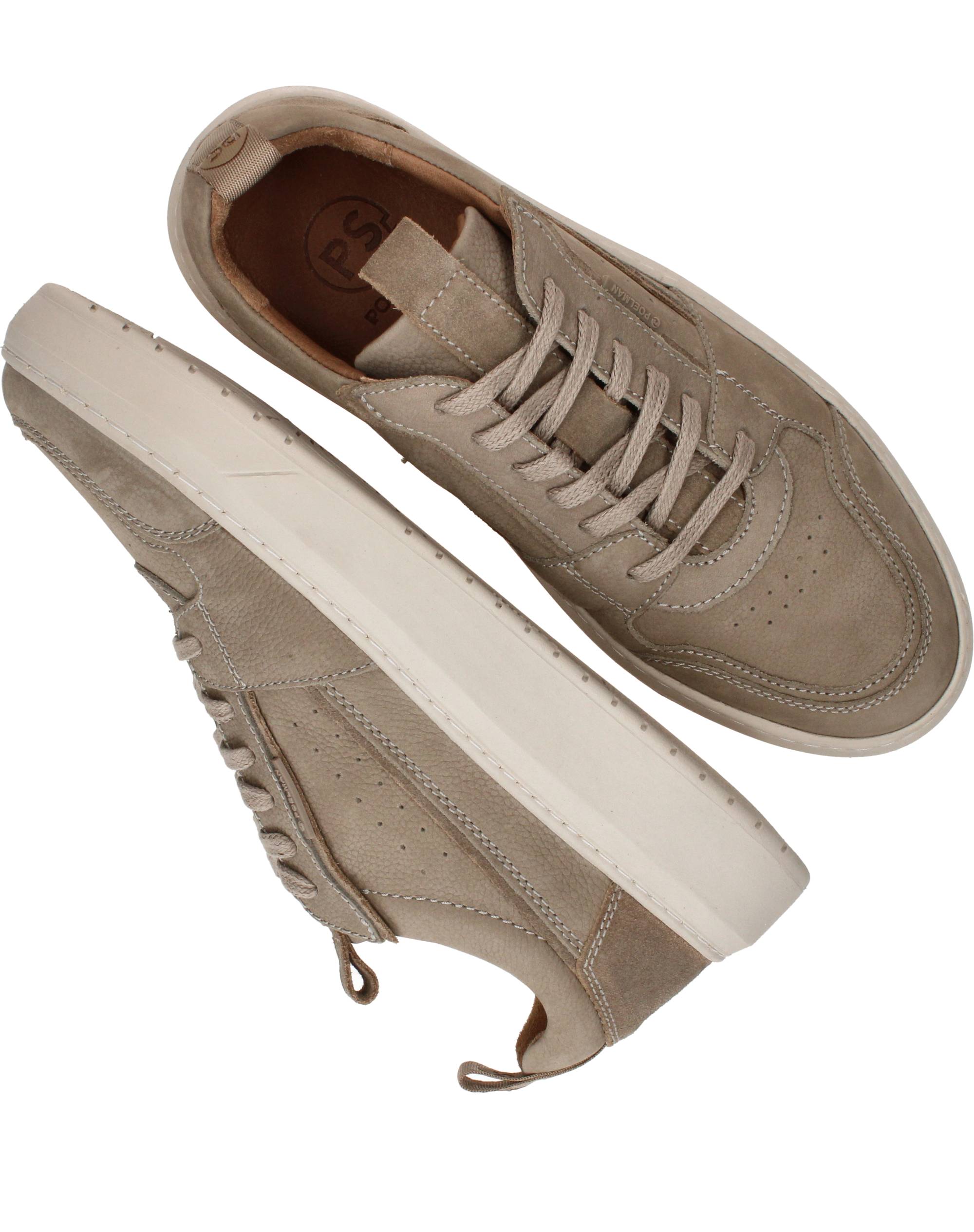 Ps Poelman Sneakers Heren Taupe, sneaker voor heren – foto 4