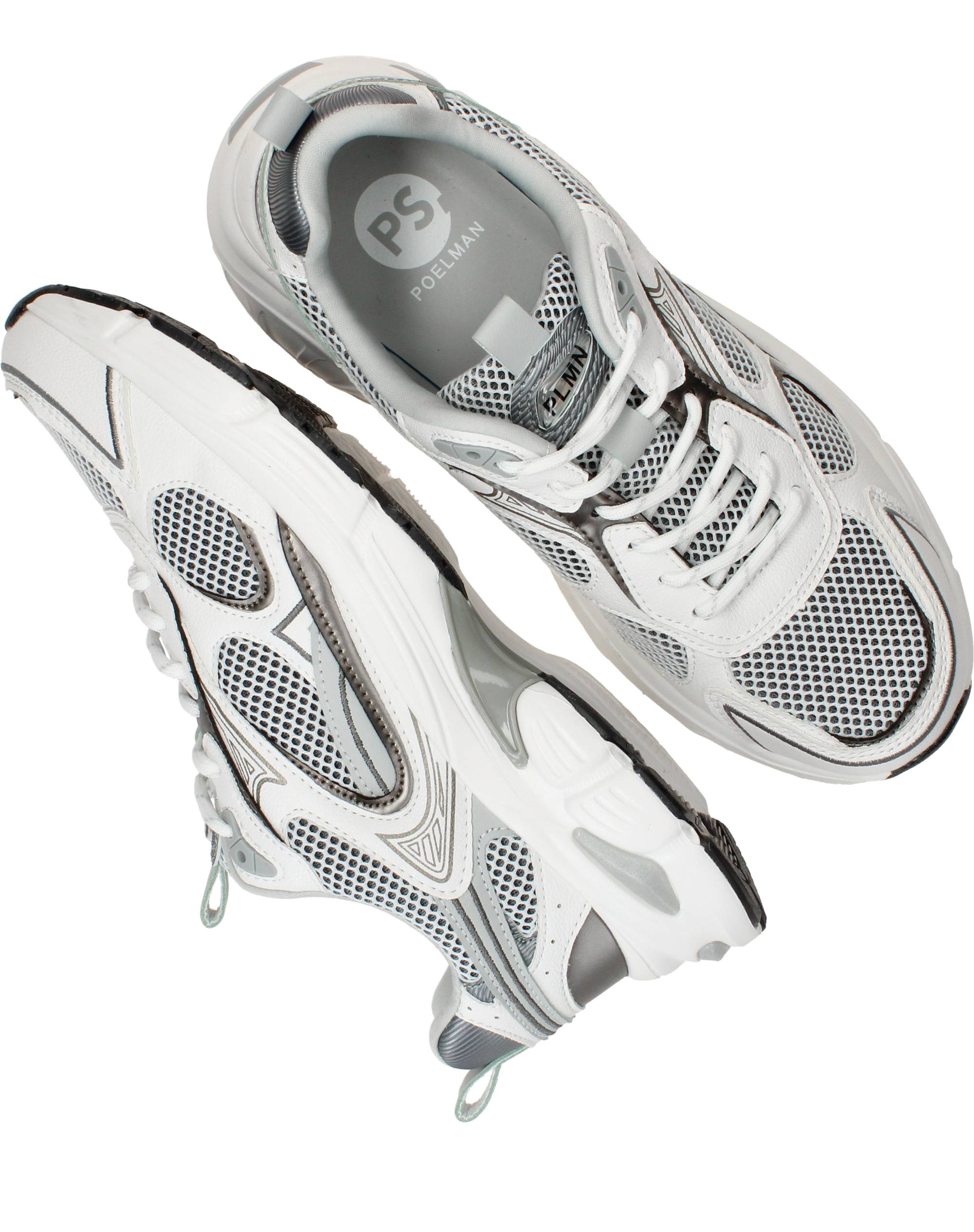Ps Poelman Sneakers Heren Wit, sneaker voor heren – foto 4
