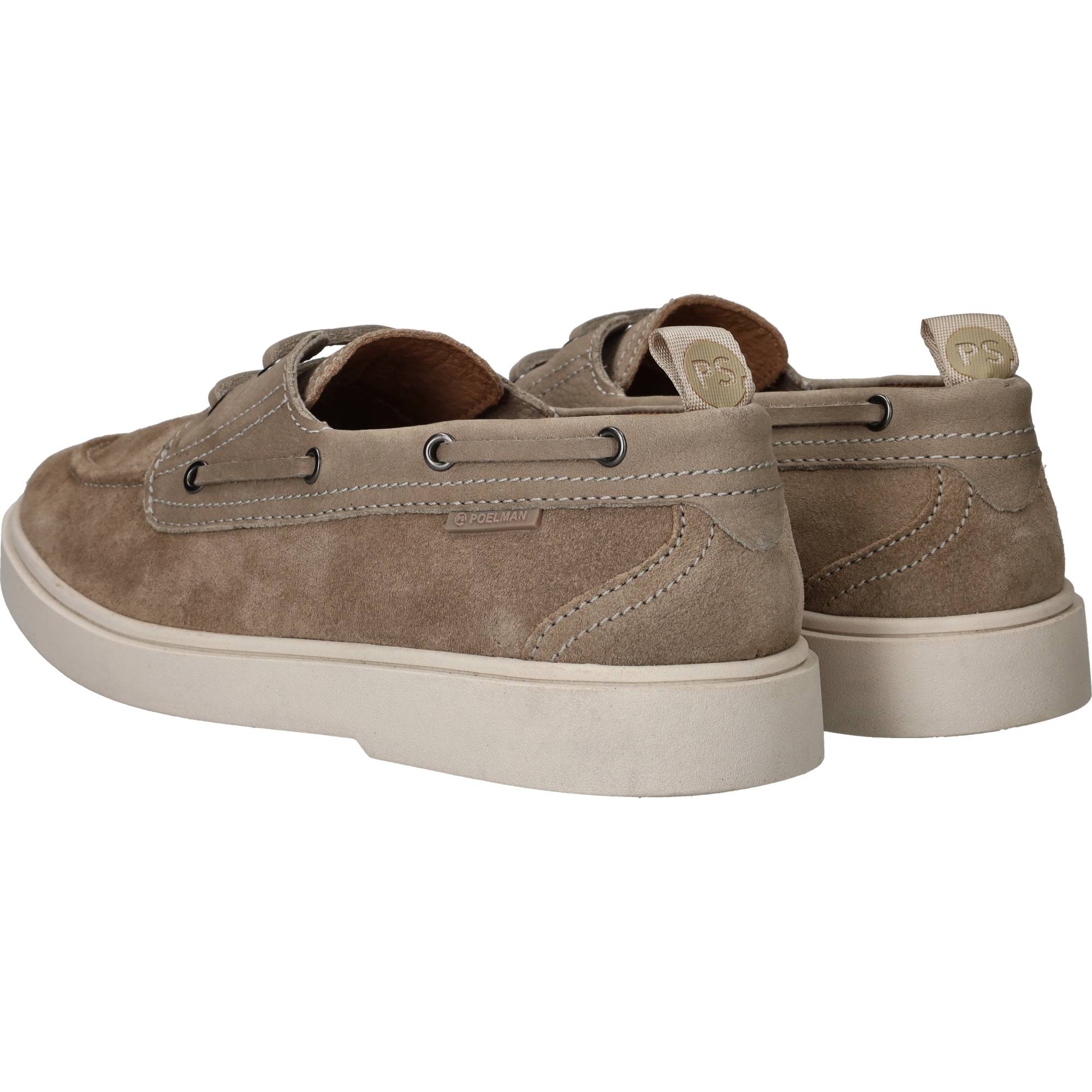 Ps Poelman Veterschoenen Heren Beige, veterschoen voor heren – foto 3