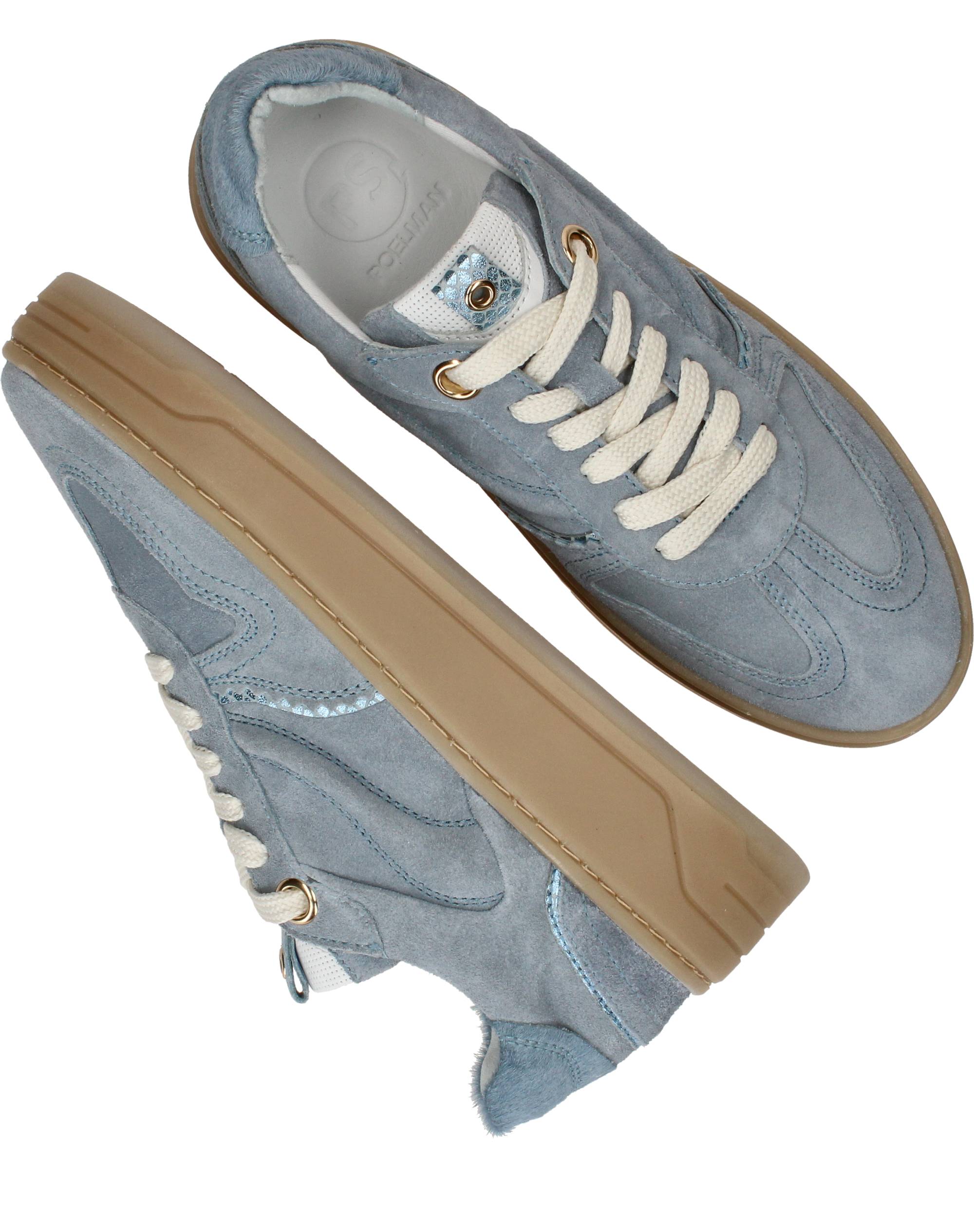 Ps Poelman Sneakers Dames Blauw, sneaker voor dames – foto 4