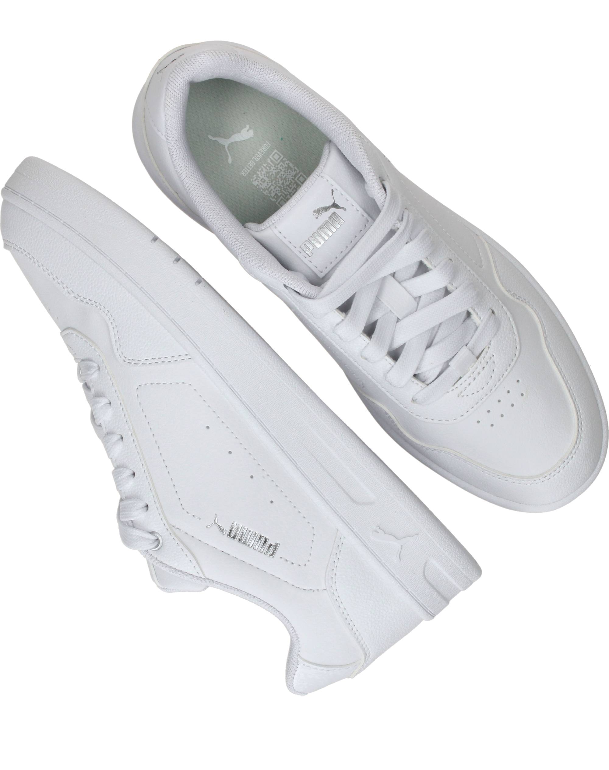 Puma Court Classy Sneakers Dames Wit, sneaker voor dames – foto 4